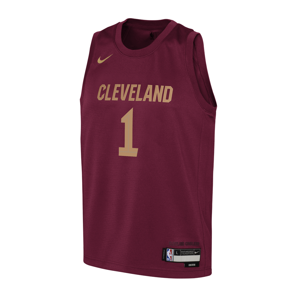 Cleveland Cavaliers Nike Icon Edition Swingman Jersey - Wine - James Harden - Youth NBA Team Jersey Basketball Fan Apparel