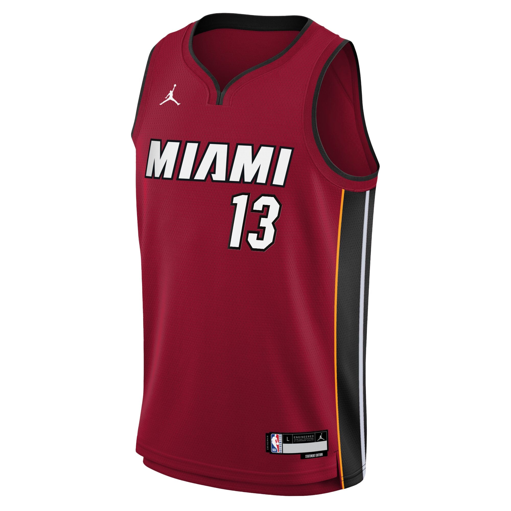 Miami Heat Jordan Statement Edition Swingman Jersey 22 - Red - Bam Adebayo - Youth NBA Team Jersey Basketball Fan Apparel