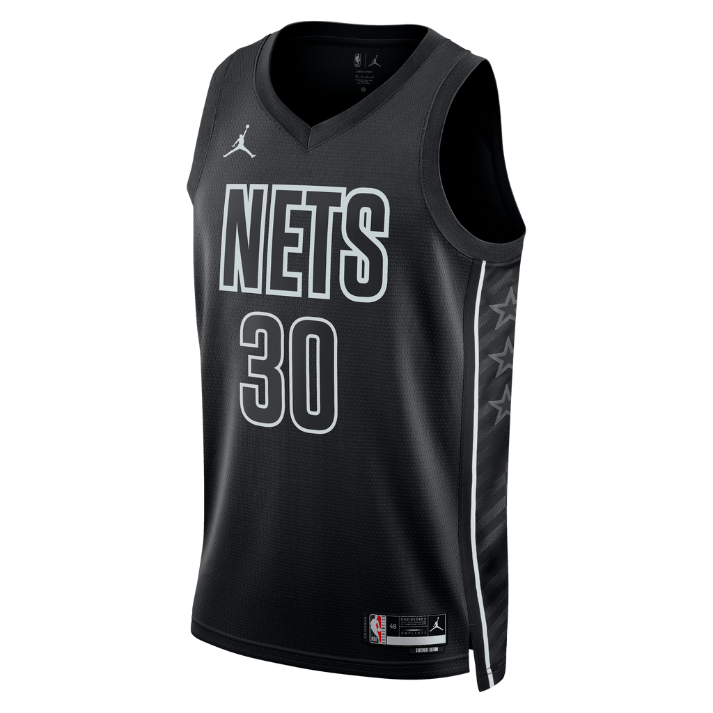 Brooklyn Nets Jordan Brand Statement Edition Swingman Jersey - Black - Julius Randle - Unisex NBA Team Jersey Basketball Fan Apparel