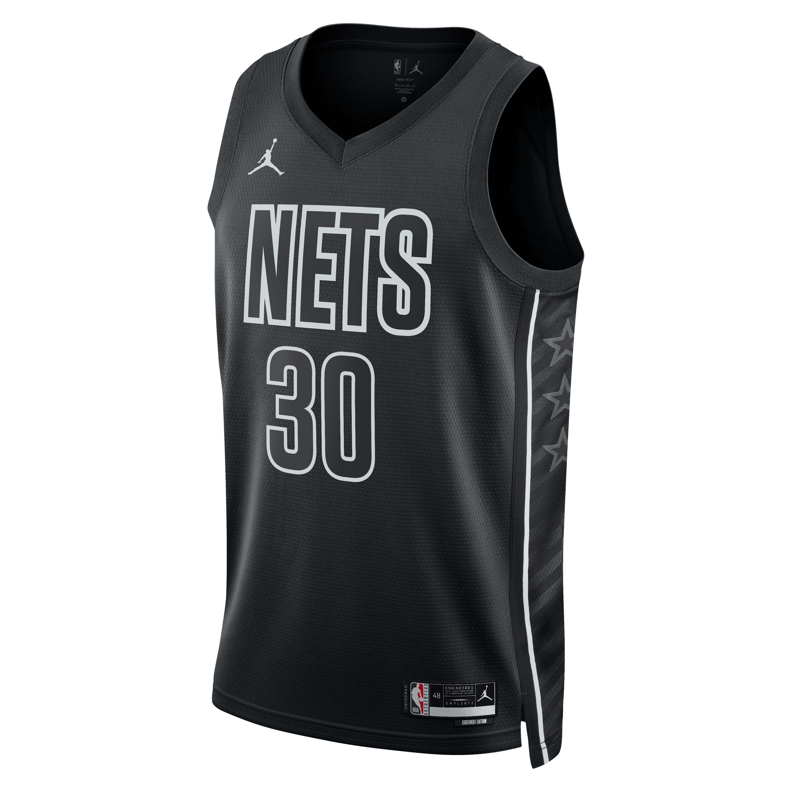 Brooklyn Nets Jordan Brand Statement Edition Swingman Jersey - Black - Julius Randle - Unisex NBA Team Jersey Basketball Fan Apparel