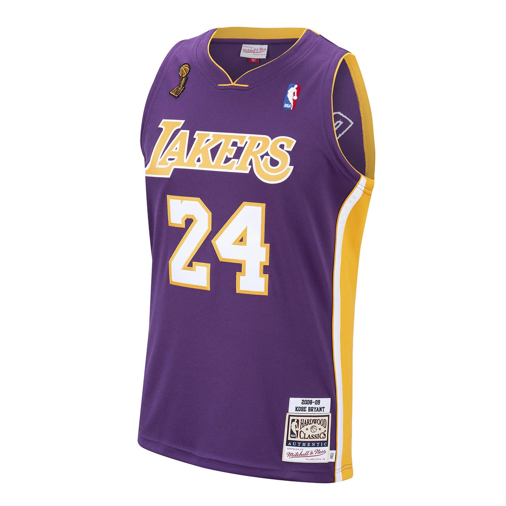 Los Angeles Lakers Mitchell & Ness Kobe Bryant 2008 Road Authentic Jersey - Purple - Men's NBA Team Jersey Basketball Fan Apparel