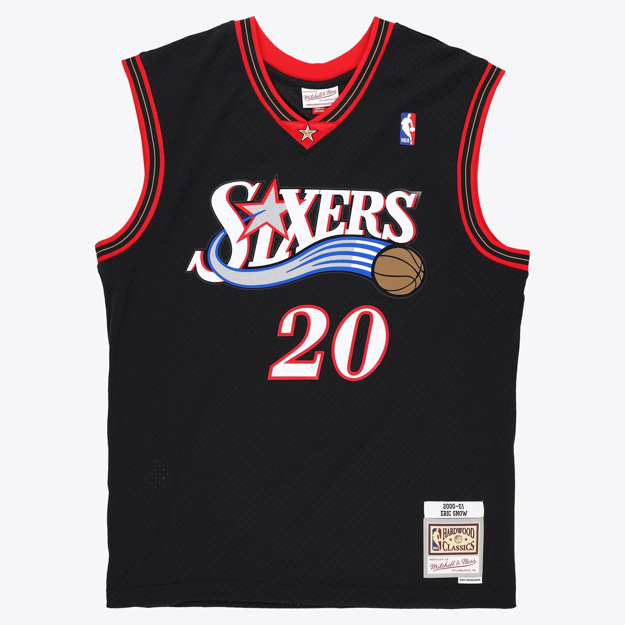 Philadelphia 76ers Mitchell & Ness Swingman Jersey - Men's NBA Team Jersey Basketball Fan Apparel