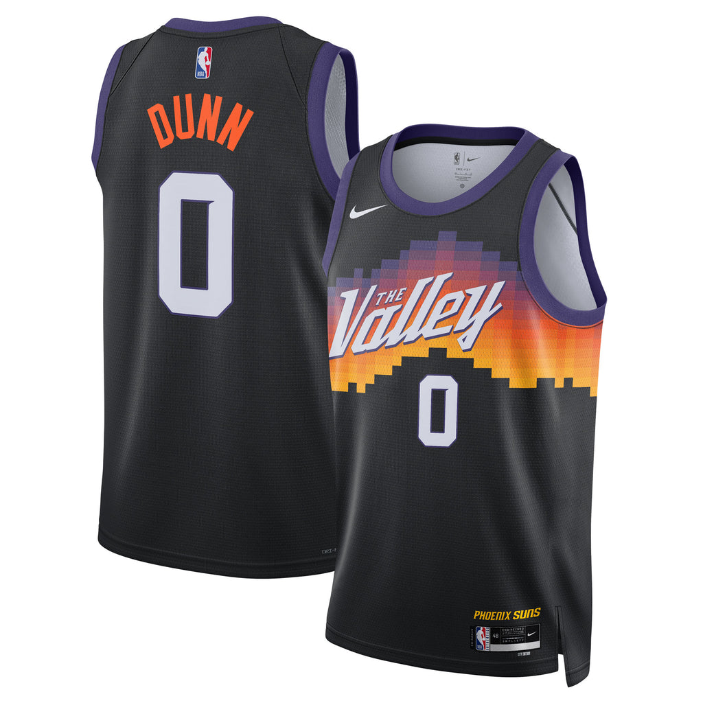 Phoenix Suns Nike 2025/26 City Edition Swingman Jersey - Black - Ryan Dunn - Unisex NBA Team Jersey Basketball Fan Apparel