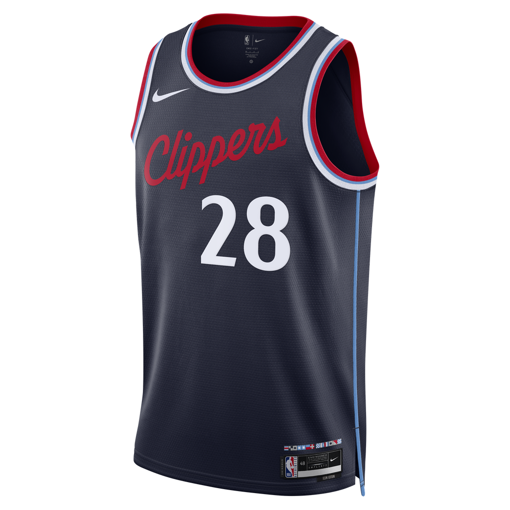 Los Angeles Clippers Nike Replica Icon Edition Swingman Jersey - Navy - Rui Hachimura - Unisex NBA Team Jersey Basketball Fan Apparel