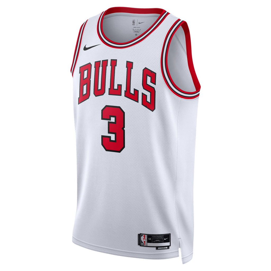 Chicago Bulls Nike Association Edition Swingman Jersey - White - Josh Giddey - Unisex NBA Team Jersey Basketball Fan Apparel