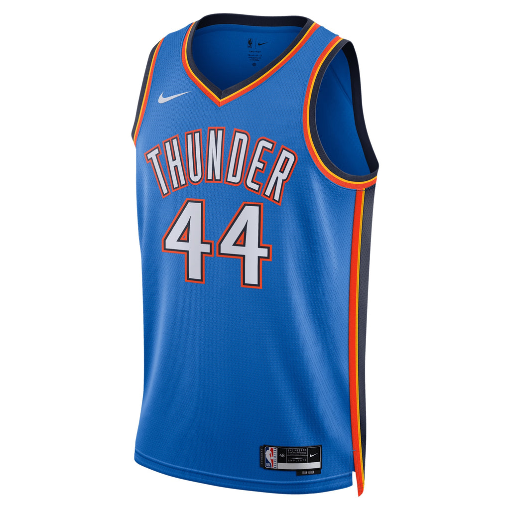 Oklahoma City Thunder Nike Icon Swingman Jersey - Blue - Nikola Topić - Unisex NBA Team Jersey Basketball Fan Apparel
