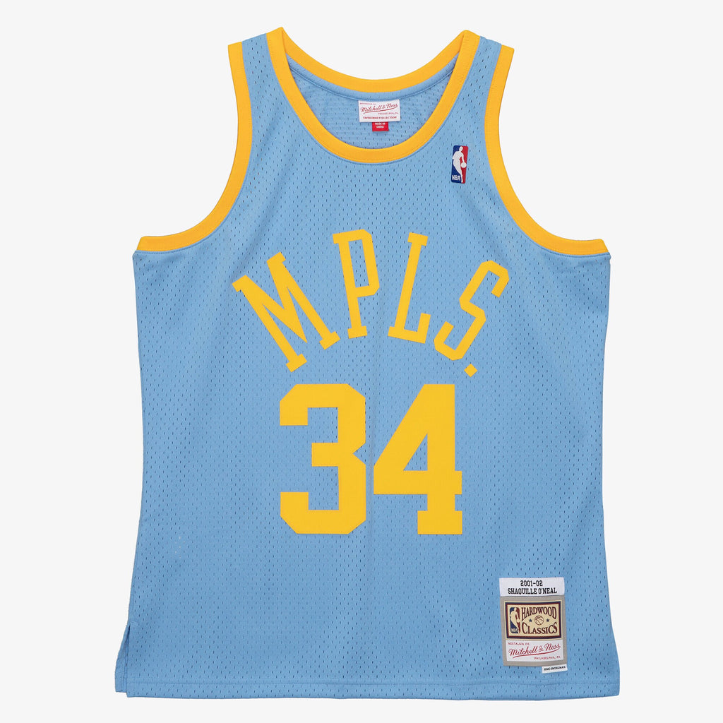 Los Angeles Lakers Mitchell & Ness Swingman Jersey Shaquille O'Neal 2001-02 NBA Team Jersey Basketball Fan Apparel