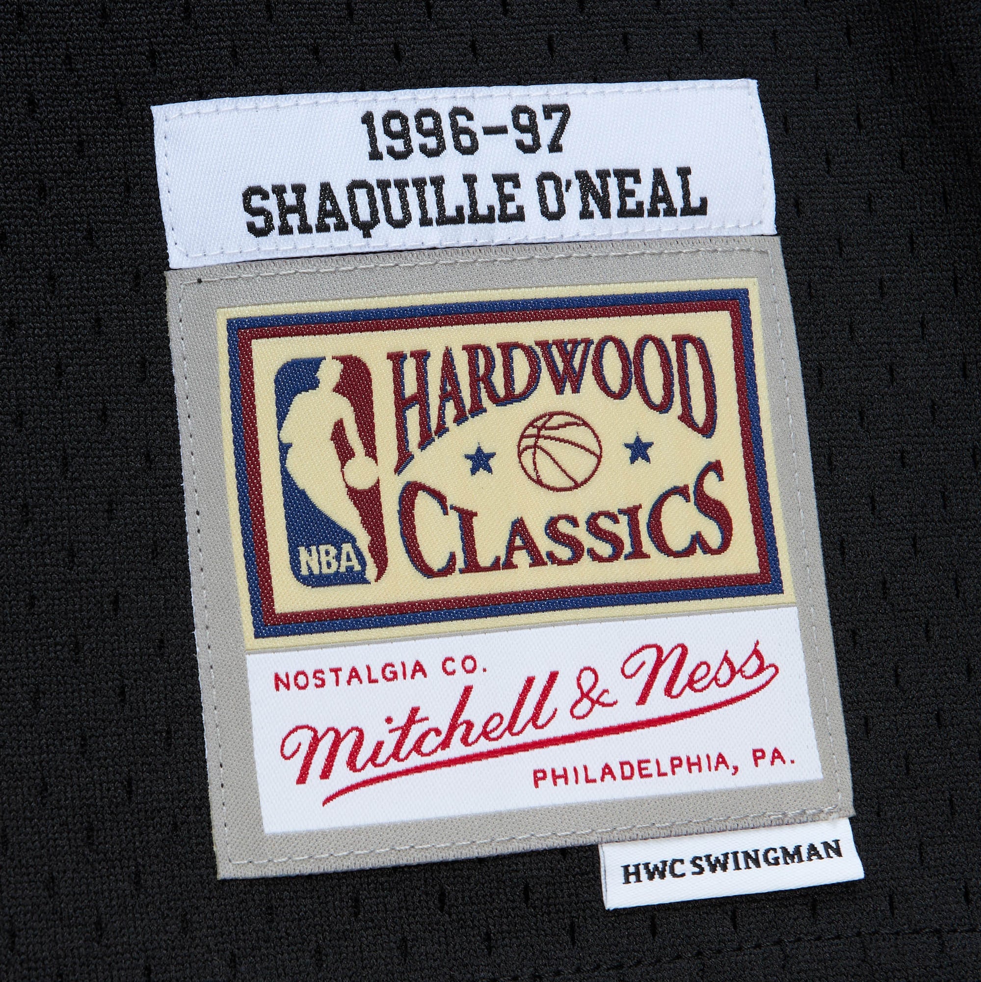 Los Angeles Lakers Mitchell & Ness Off Court Swingman Jersey Shaquille O'Neal 1996 NBA Team Jersey Basketball Fan Apparel