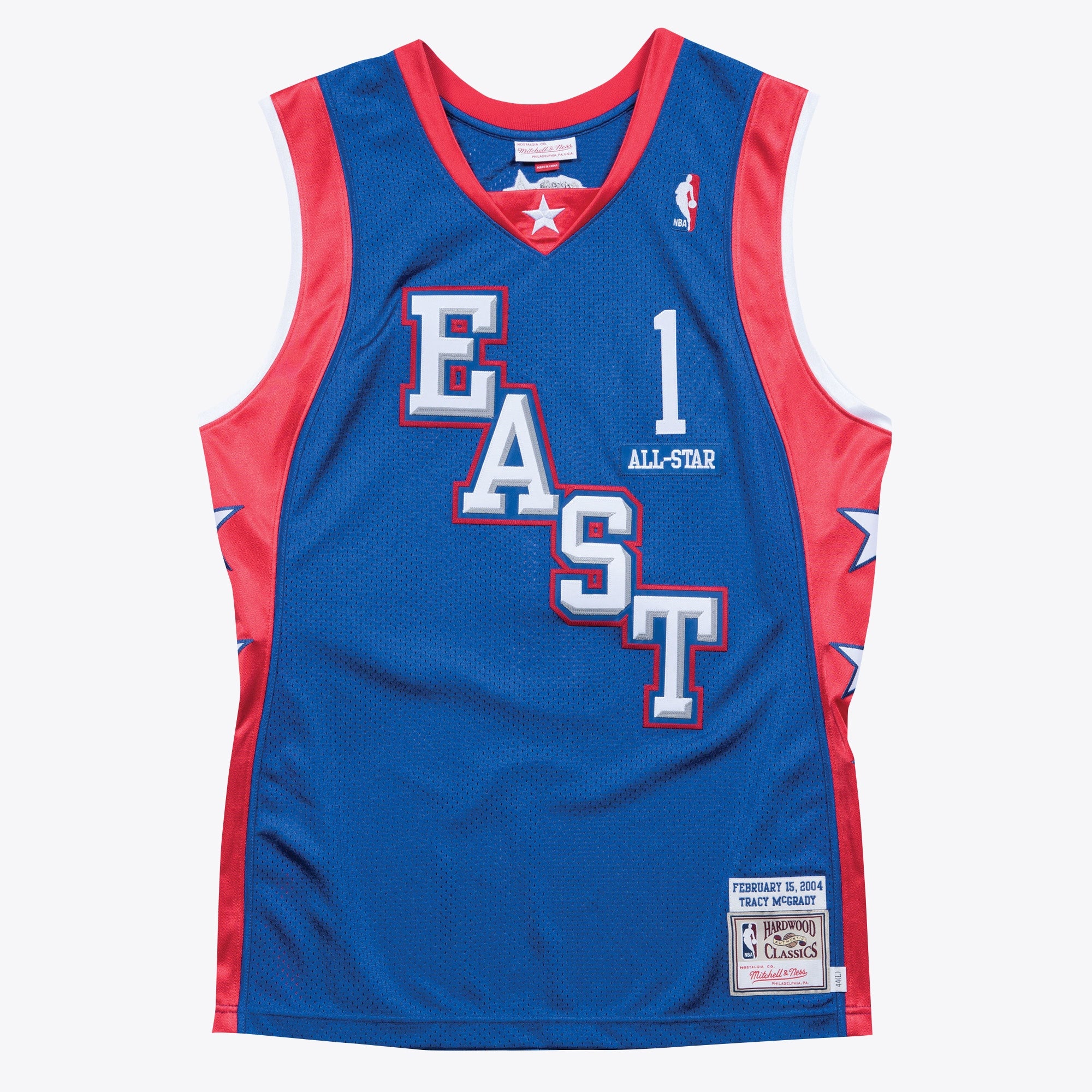 Mitchell & Ness NBA Tracy McGrady 2004 All-Star Authentic Jersey - Blue - Men's NBA Team Jersey Basketball Fan Apparel