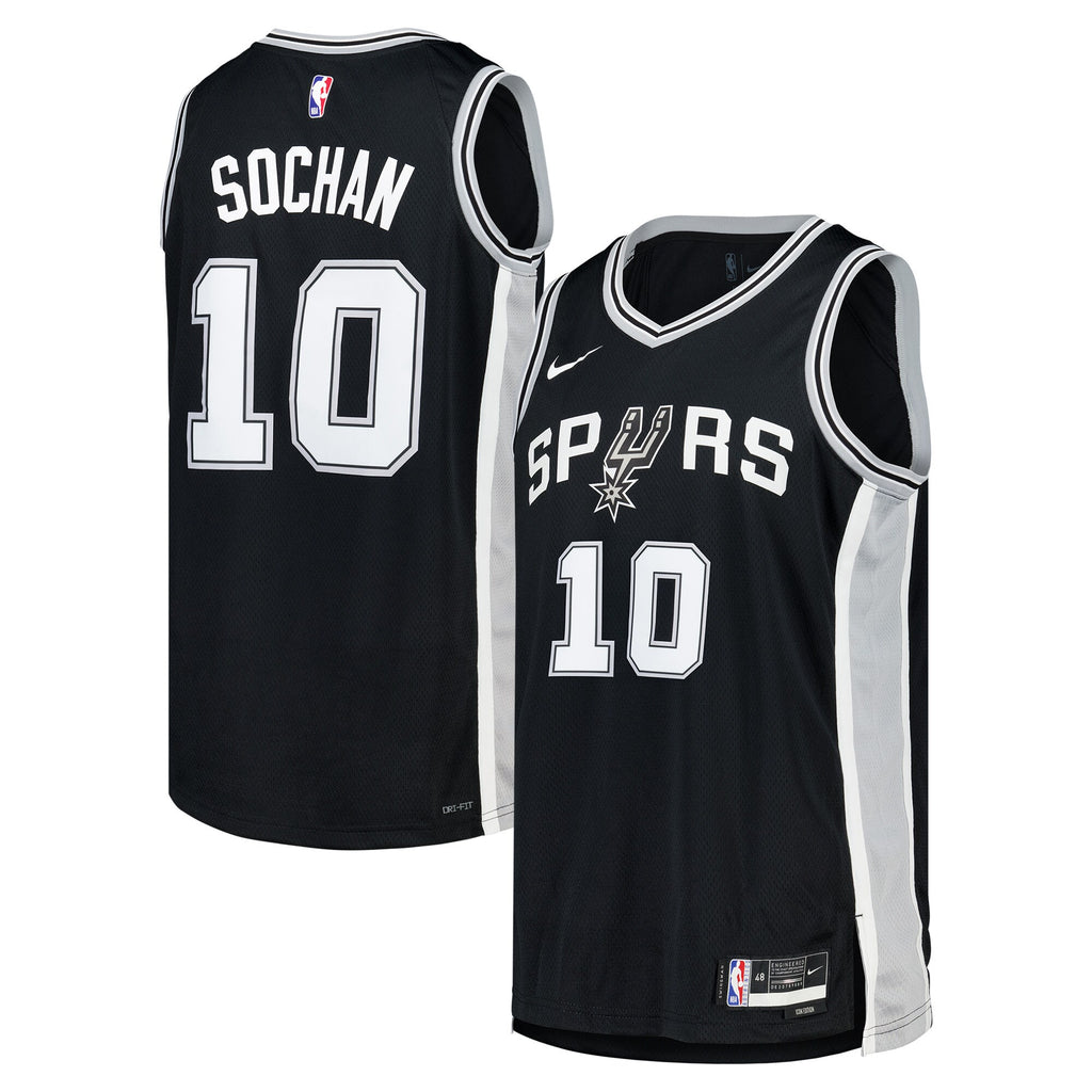 San Antonio Spurs Nike Icon Jersey - Jeremy Sochan - Unisex NBA Team Jersey Basketball Fan Apparel