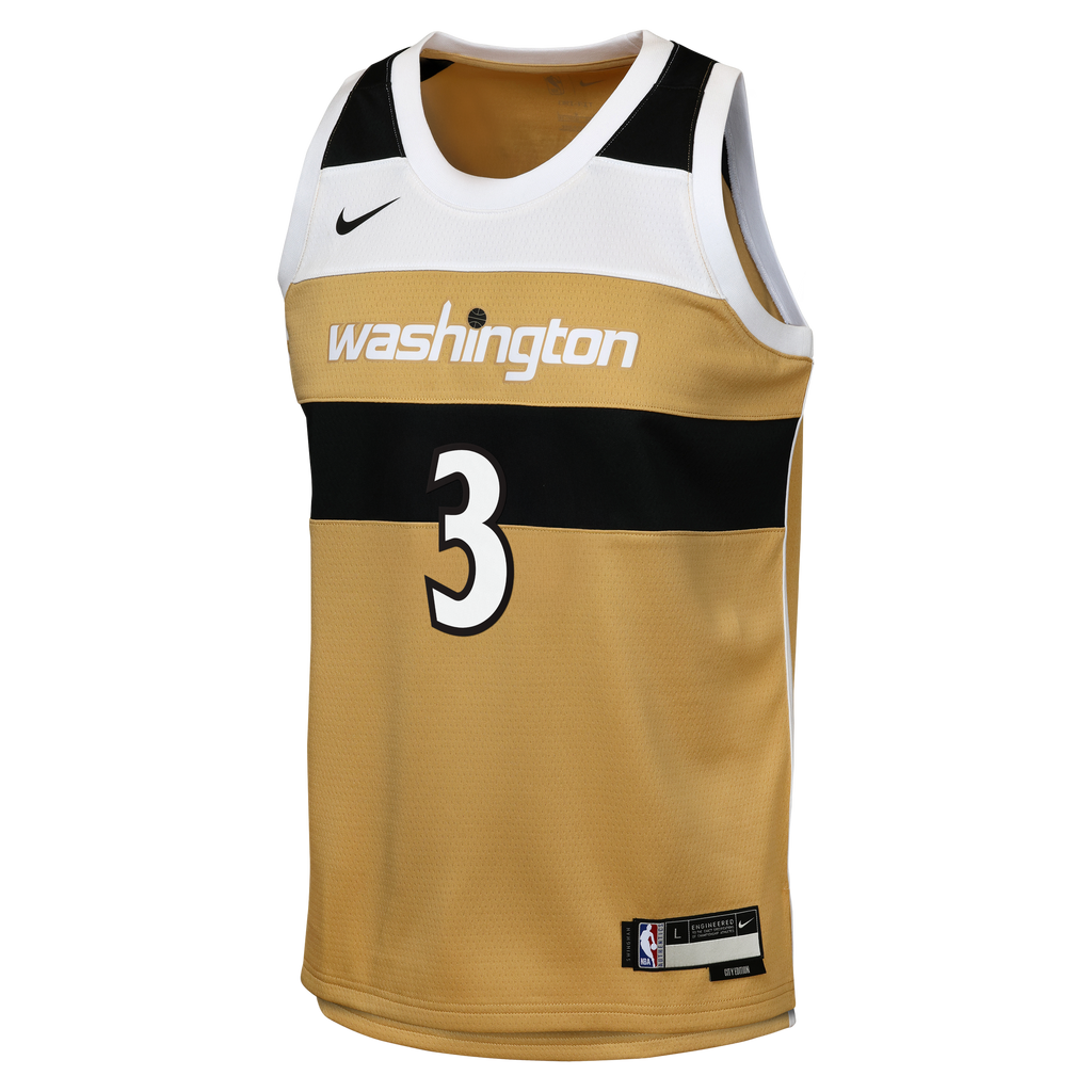 Washington Wizards 2025/26 Nike City Edition Swingman Jersey - Tan - Trae Young - Youth NBA Team Jersey Basketball Fan Apparel