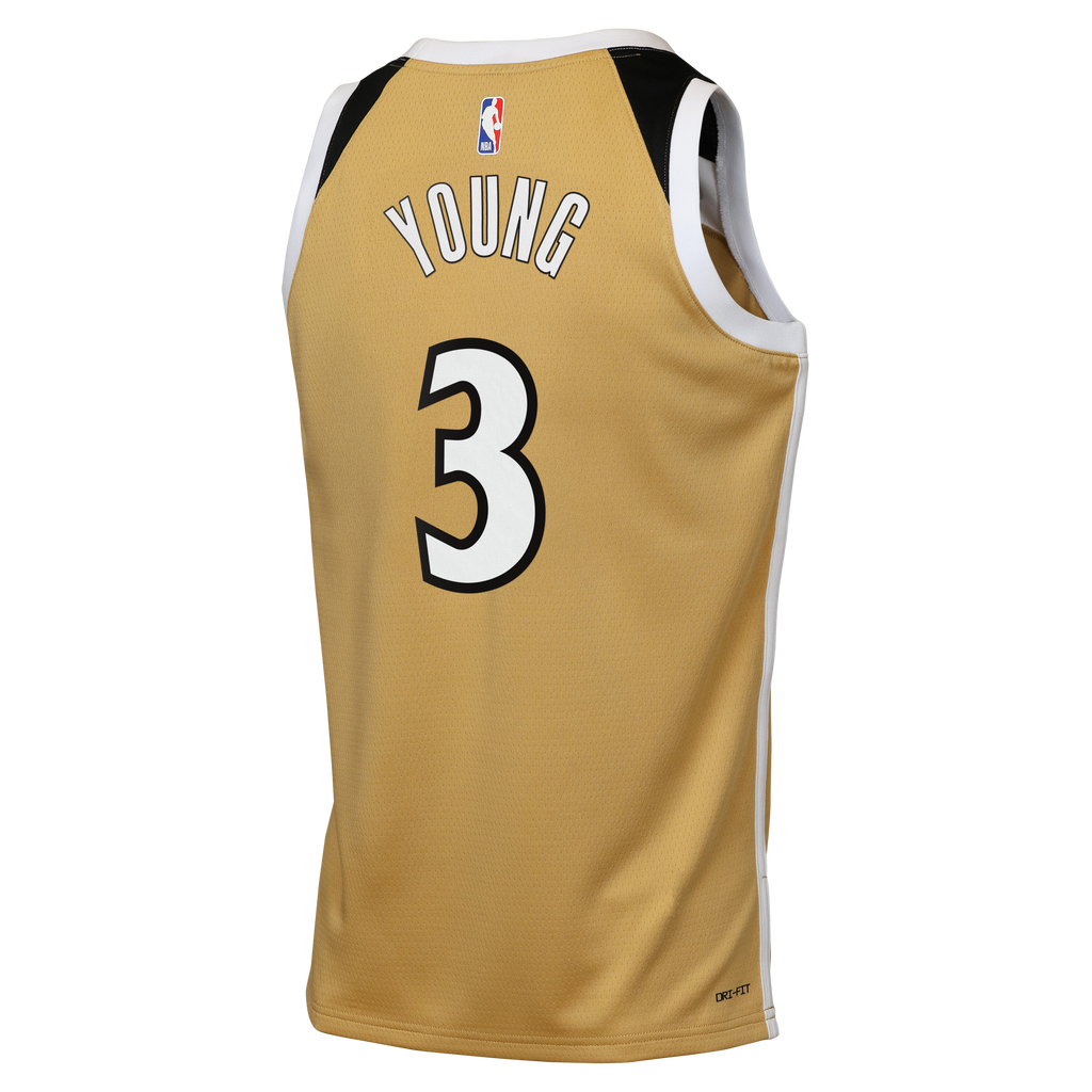 Washington Wizards 2025/26 Nike City Edition Swingman Jersey - Tan - Trae Young - Youth NBA Team Jersey Basketball Fan Apparel