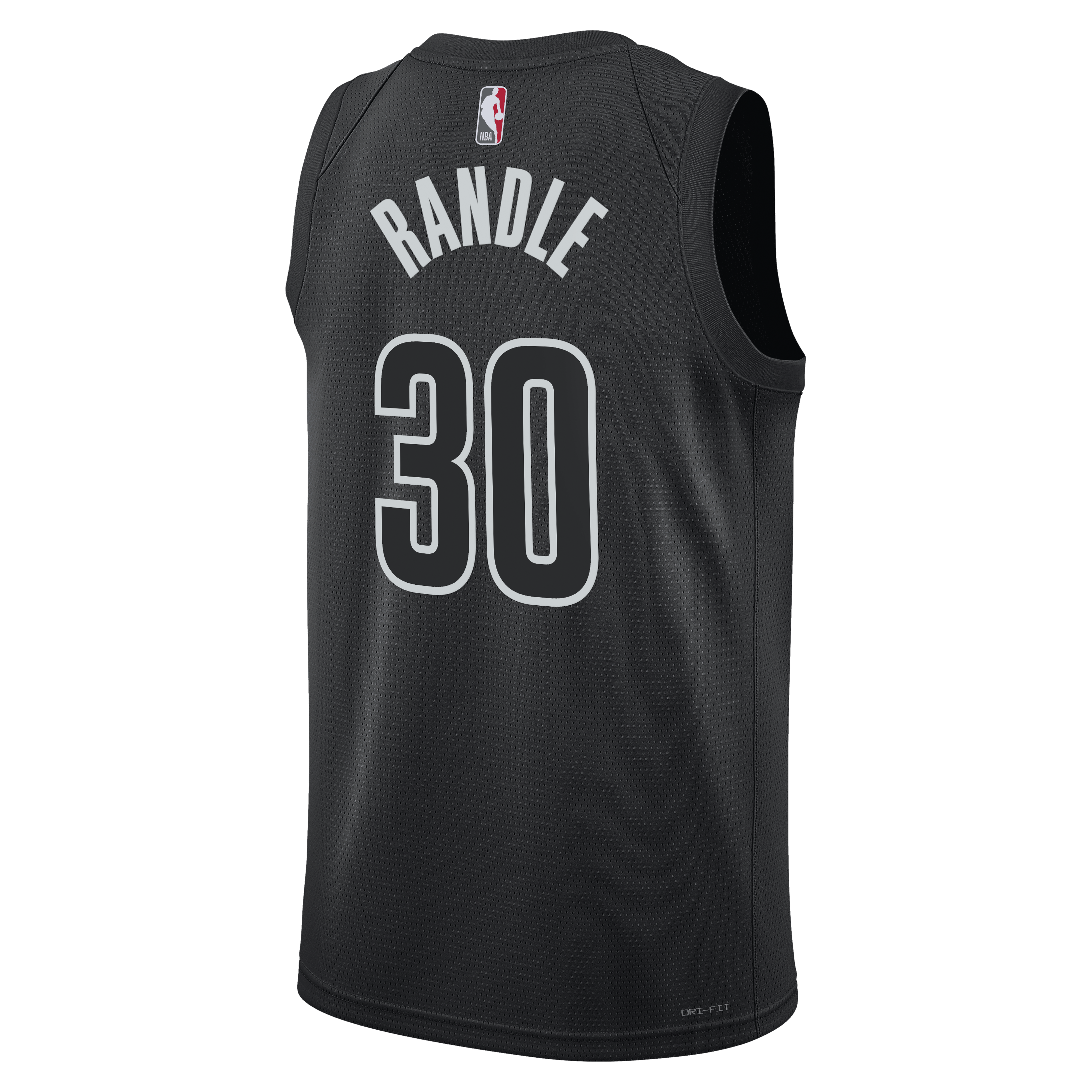 Brooklyn Nets Jordan Brand Statement Edition Swingman Jersey - Black - Julius Randle - Unisex NBA Team Jersey Basketball Fan Apparel