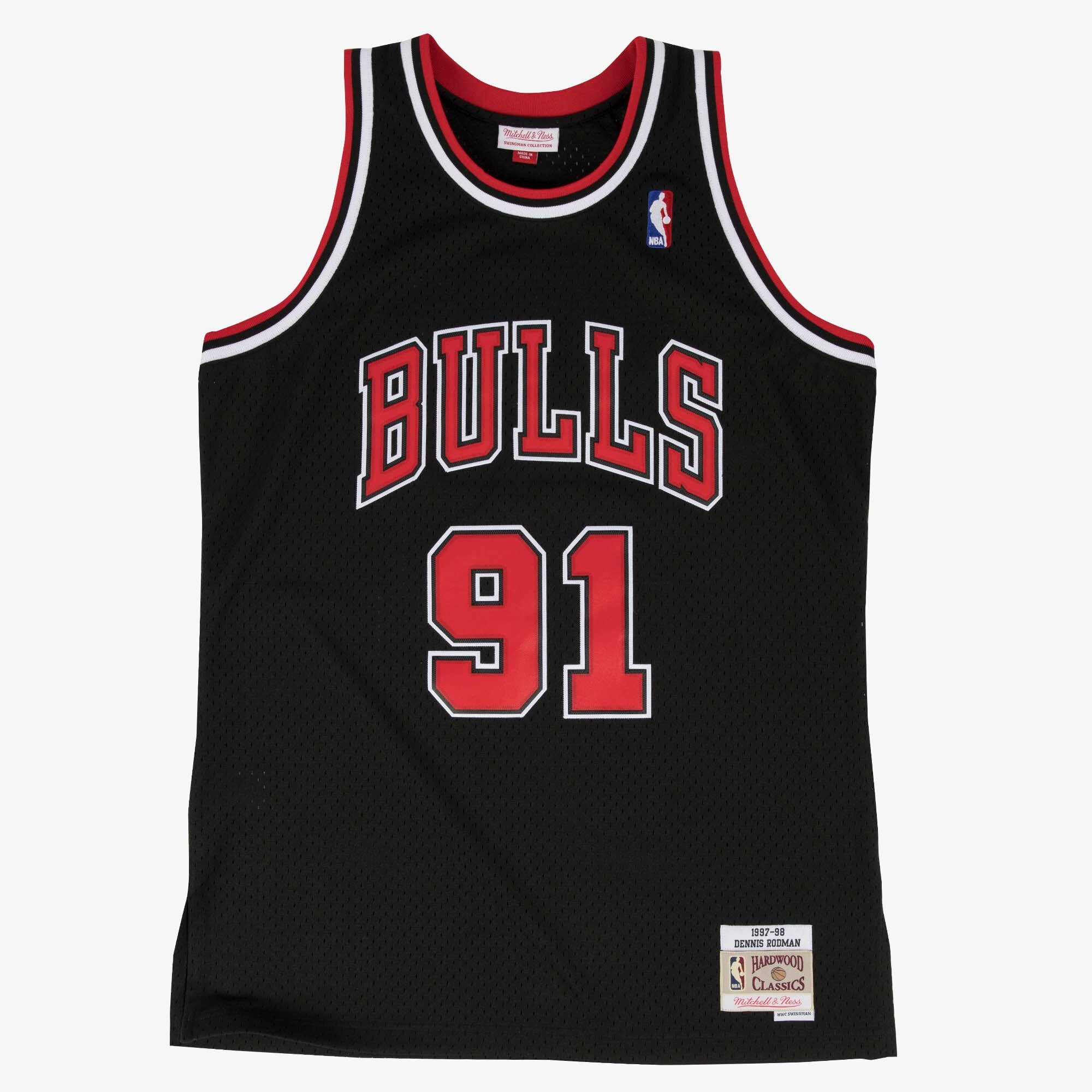 Chicago Bulls Mitchell & Ness Swingman Jersey Alternate Dennis Rodman 1997 NBA Team Jersey Basketball Fan Apparel