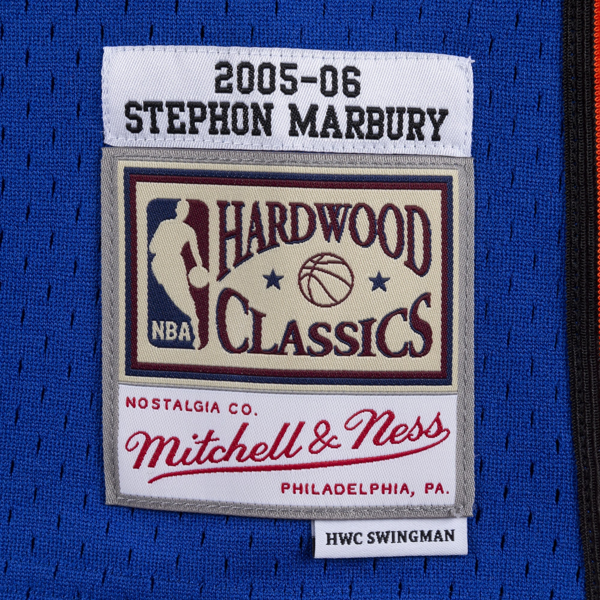 New York Knicks Mitchell & Ness Stephon Marbury 2006 Swingman Authentic Jersey - Royal Blue NBA Team Jersey Basketball Fan Apparel