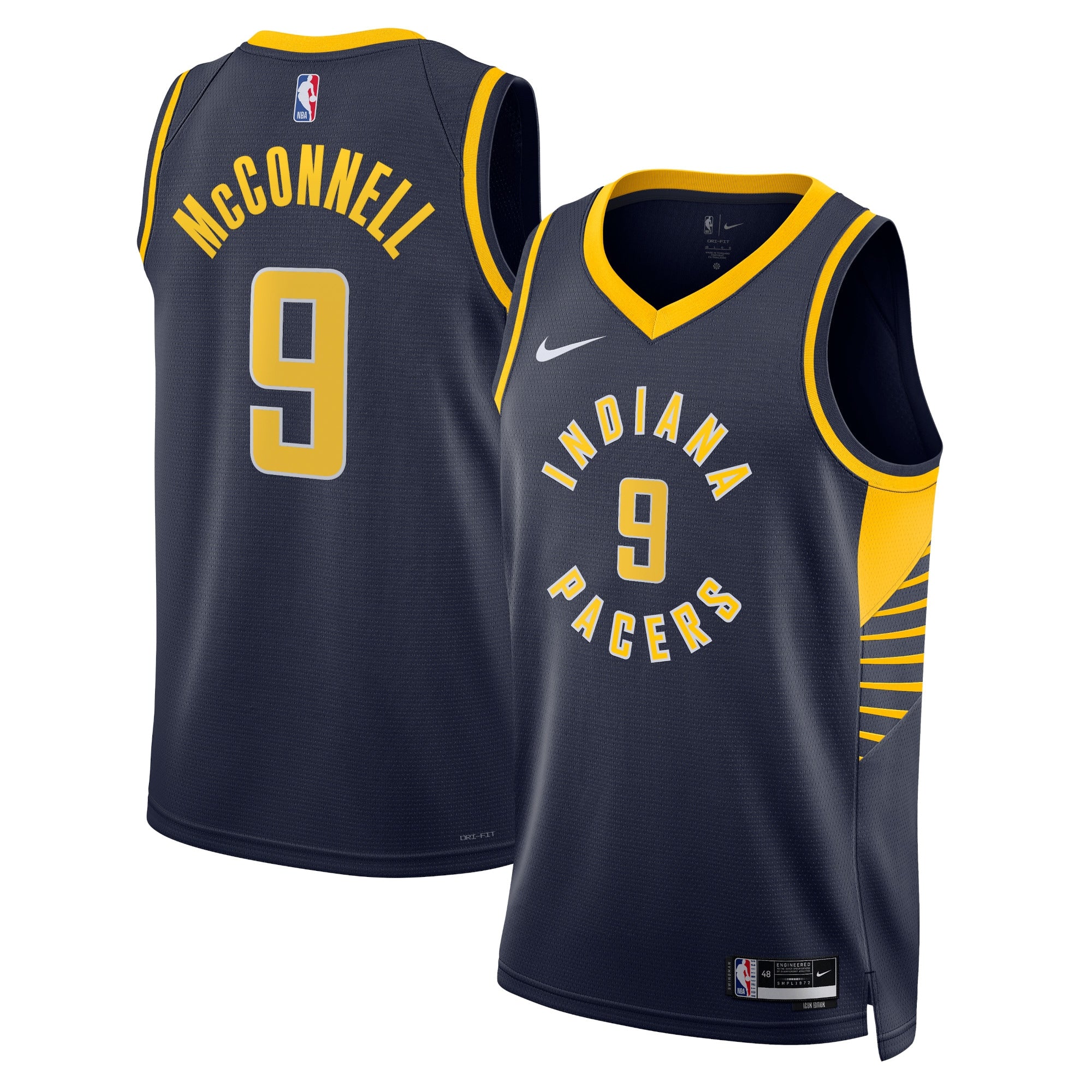 Indiana Pacers Nike Icon Edition Swingman Jersey - Navy - T.J. McConnell - Unisex NBA Team Jersey Basketball Fan Apparel
