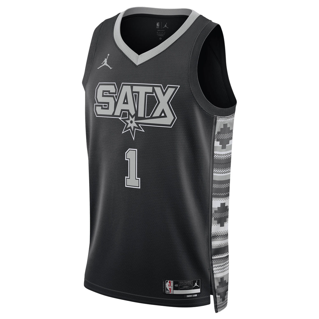 San Antonio Spurs Jordan Brand Statement Edition Swingman Jersey - Victor Wembanyama - Unisex NBA Team Jersey Basketball Fan Apparel