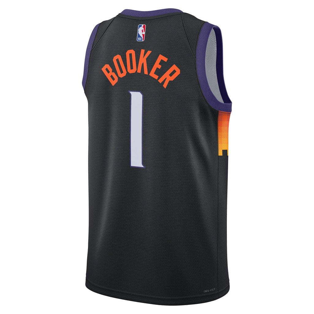 Phoenix Suns Nike 2025/26 City Edition Swingman Jersey - Black - Devin Booker - Unisex NBA Team Jersey Basketball Fan Apparel