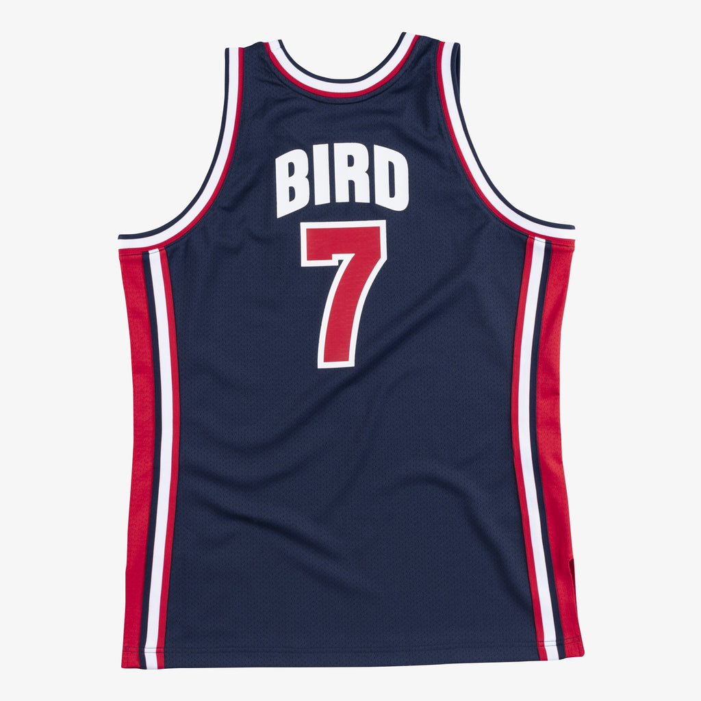 USA Basketball Mitchell & Ness Authentic Jersey Larry Bird 1992 Navy NBA Team Jersey Basketball Fan Apparel