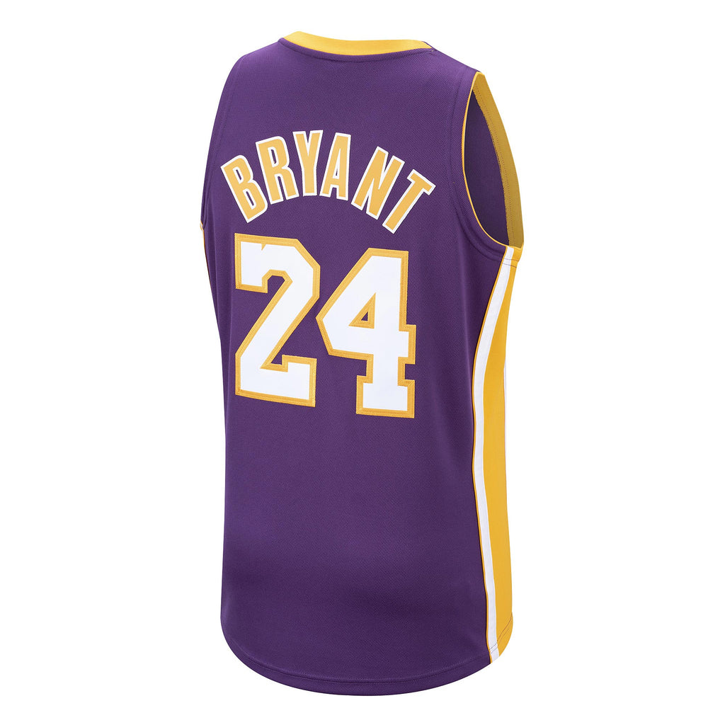 Los Angeles Lakers Mitchell & Ness Kobe Bryant 2008 Road Authentic Jersey - Purple - Men's NBA Team Jersey Basketball Fan Apparel