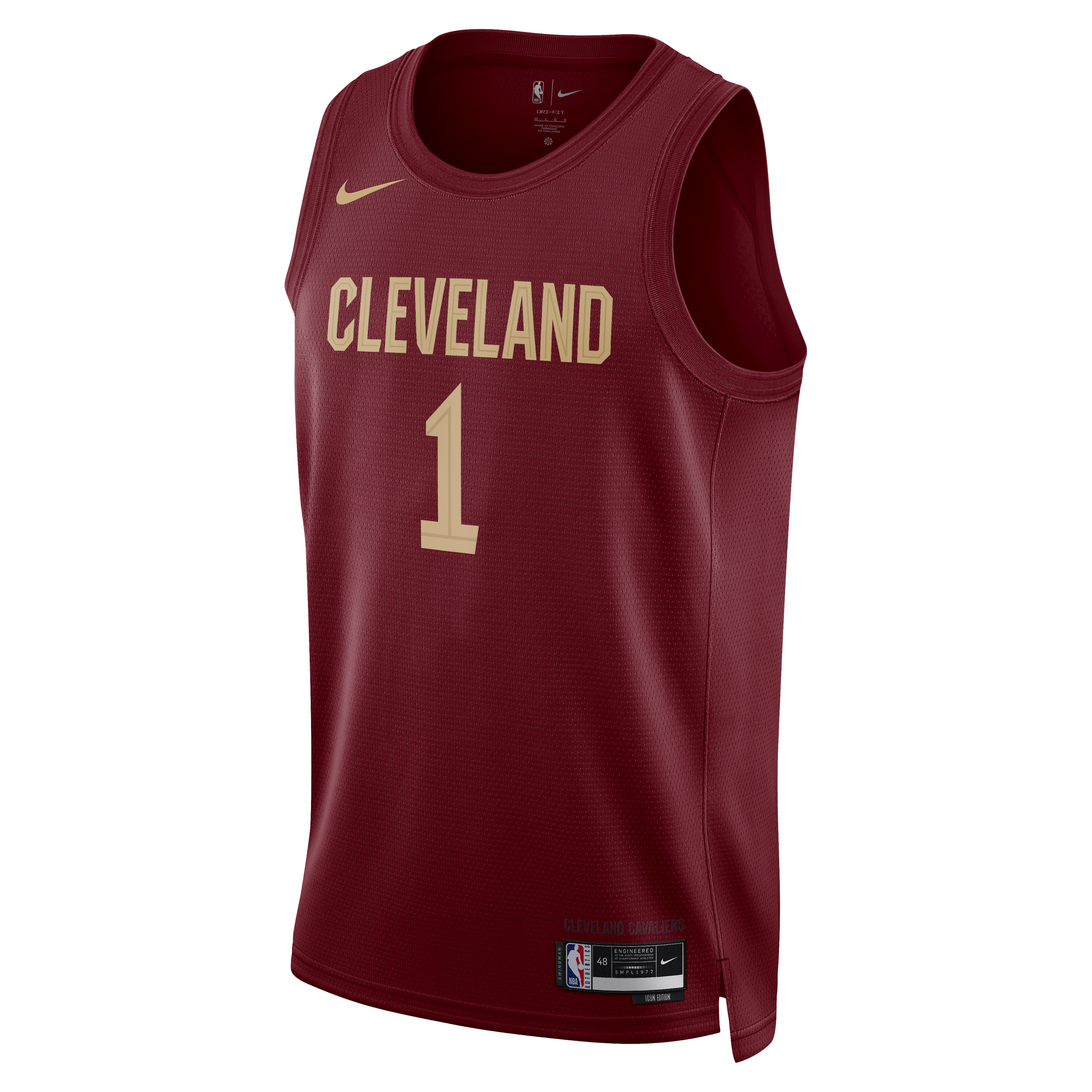 Cleveland Cavaliers Nike Icon Edition Swingman Jersey - Wine - James Harden - Unisex NBA Team Jersey Basketball Fan Apparel