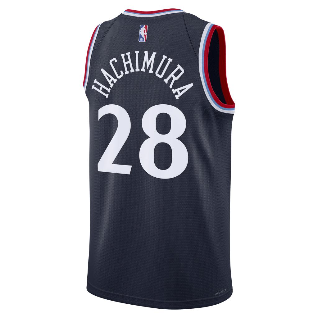 Los Angeles Clippers Nike Replica Icon Edition Swingman Jersey - Navy - Rui Hachimura - Unisex NBA Team Jersey Basketball Fan Apparel
