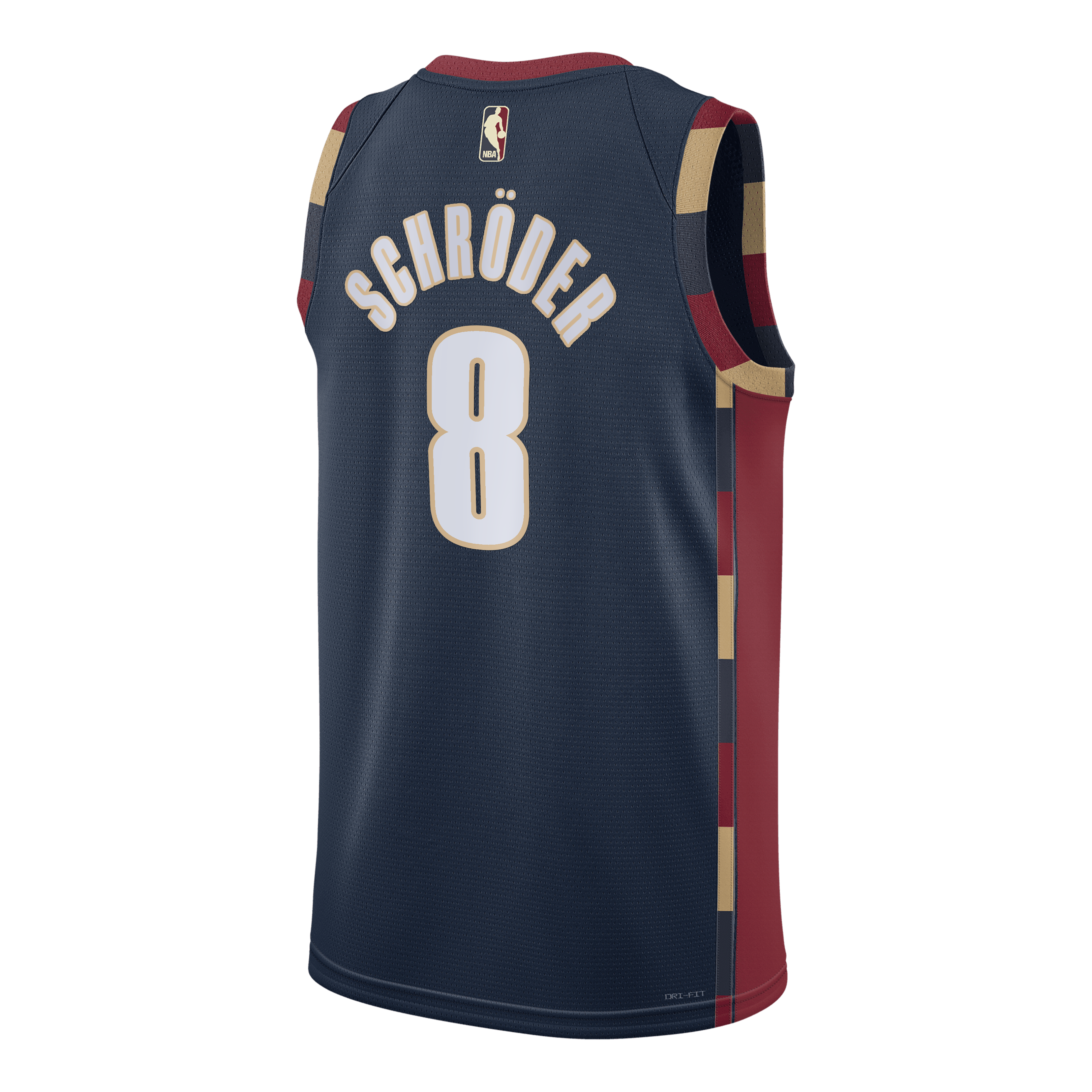 Cleveland Cavaliers Nike Classic Edition Swingman Jersey - Navy - Dennis Schröder - Unisex NBA Team Jersey Basketball Fan Apparel