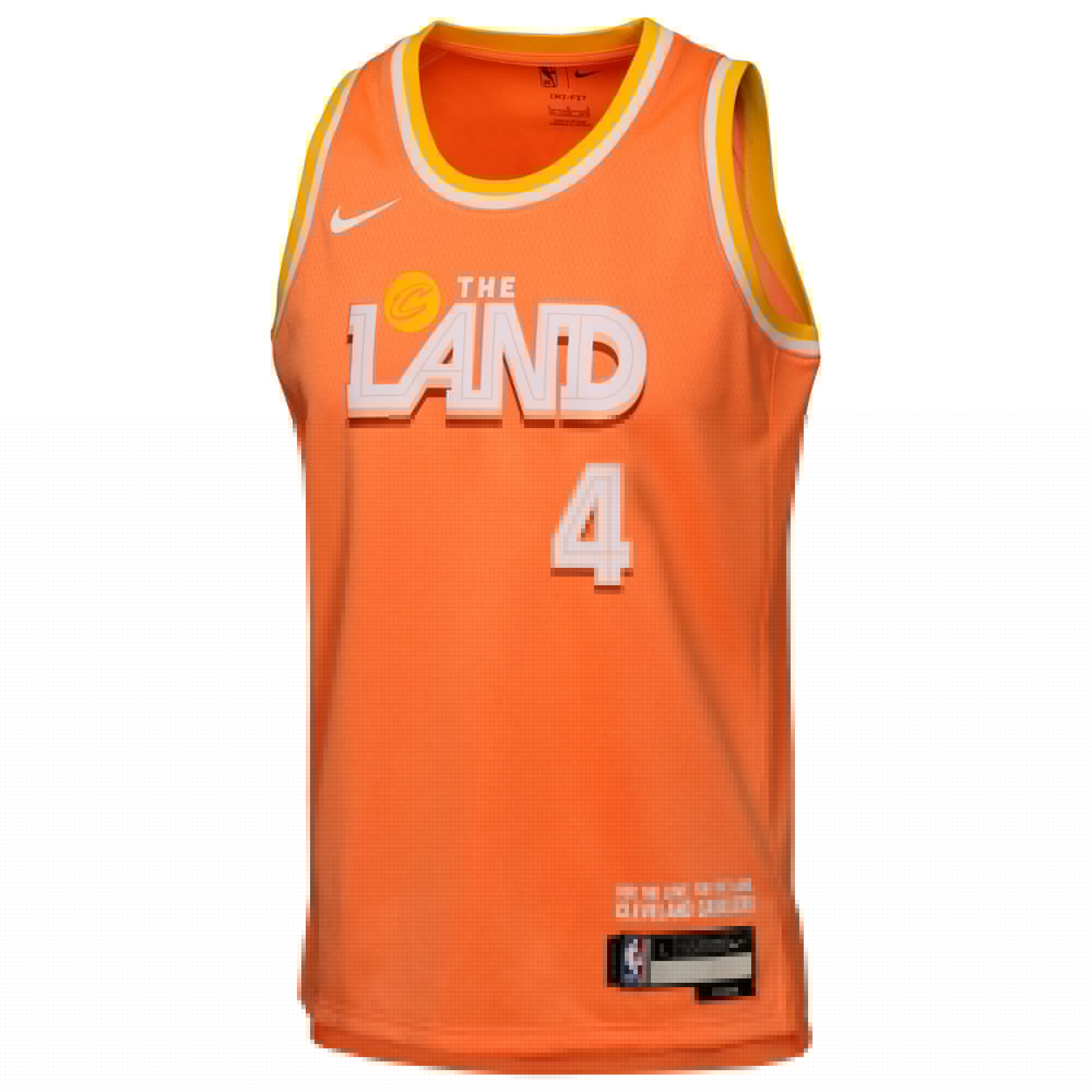 Cleveland Cavaliers Nike 2025/26 City Edition Swingman Jersey - Orange - Evan Mobley - Youth NBA Team Jersey Basketball Fan Apparel