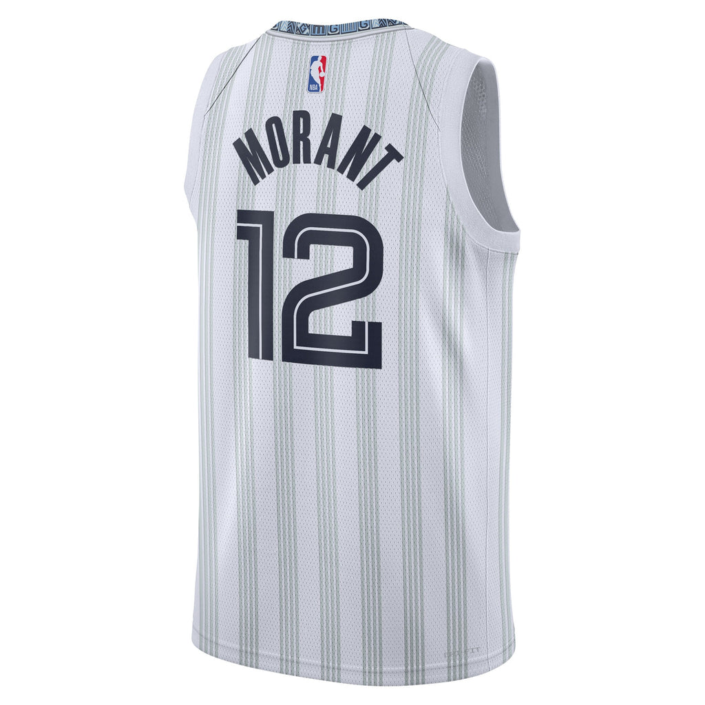 Memphis Grizzlies Nike 2025/26 City Edition Swingman Jersey - Gray - Ja Morant - Unisex NBA Team Jersey Basketball Fan Apparel