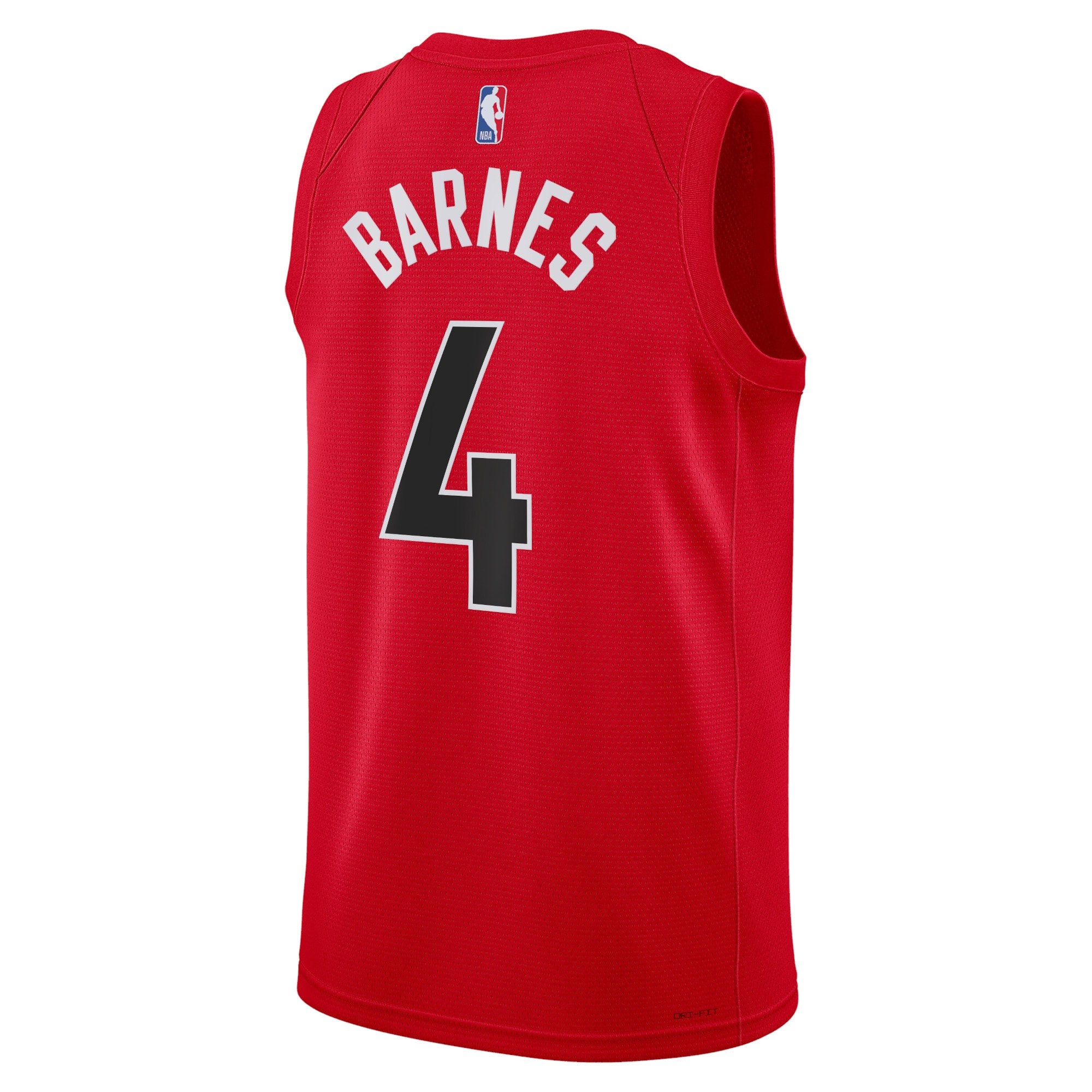 Toronto Raptors Nike Icon Edition Swingman Jersey - Red - Scottie Barnes - Unisex NBA Team Jersey Basketball Fan Apparel