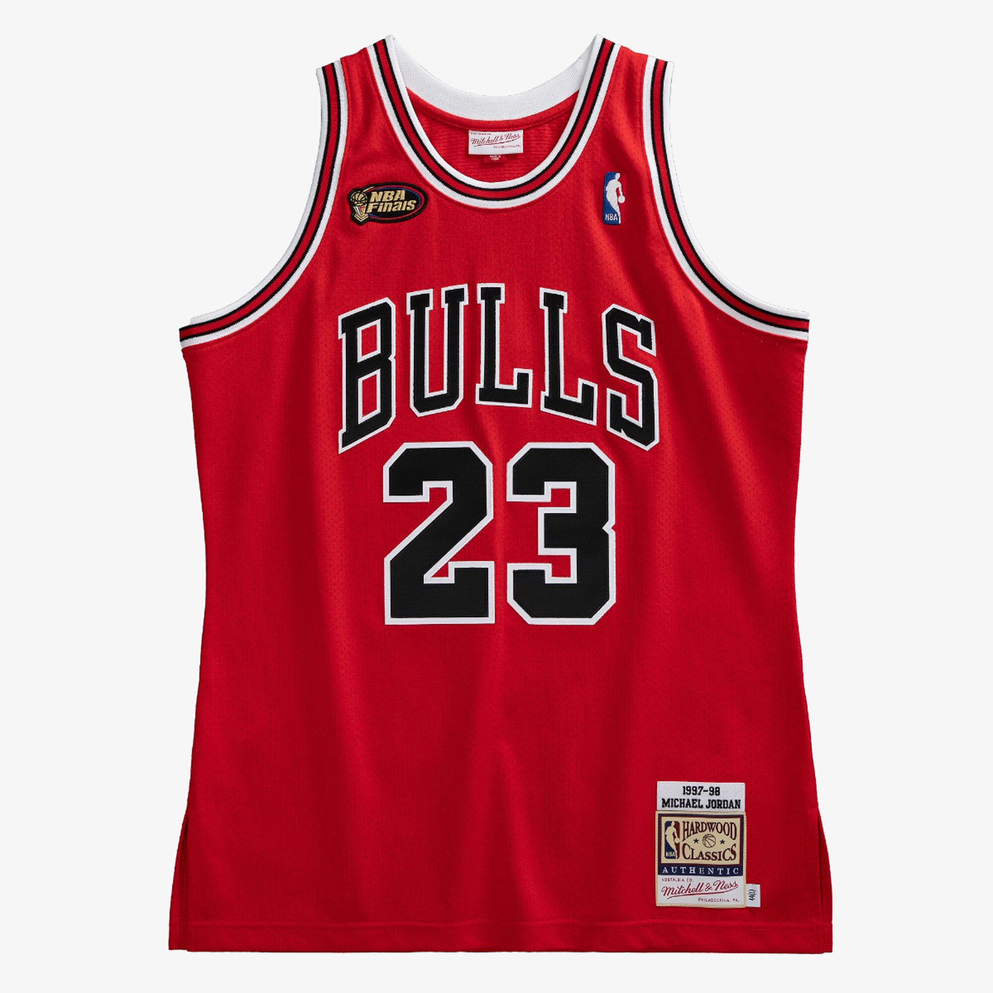 Chicago Bulls Mitchell & Ness Authentic Jersey Road Finals Michael Jordan 1997-98 NBA Team Jersey Basketball Fan Apparel