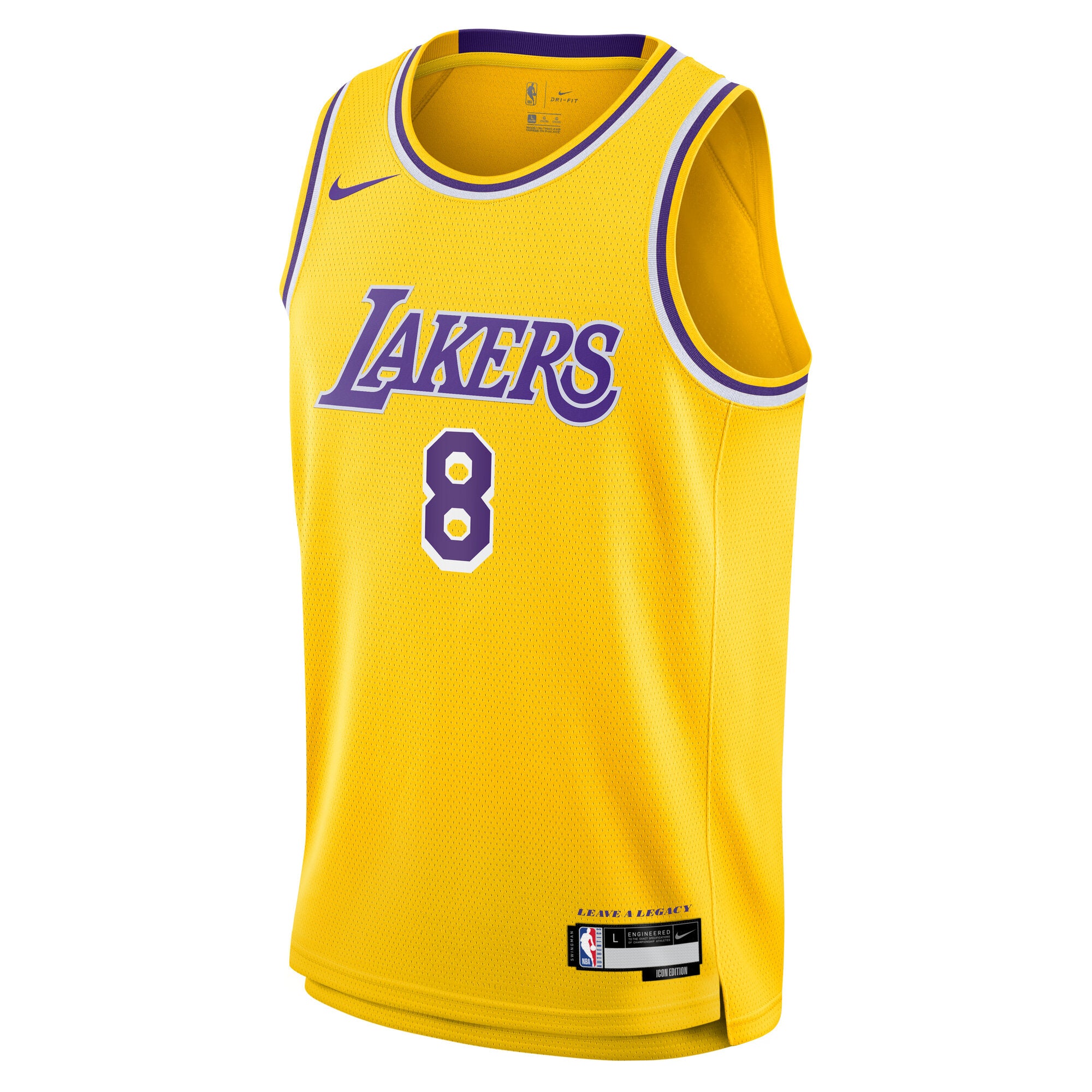 Los Angeles Lakers Nike Icon Edition Swingman Jersey - Kobe - Youth NBA Team Jersey Basketball Fan Apparel