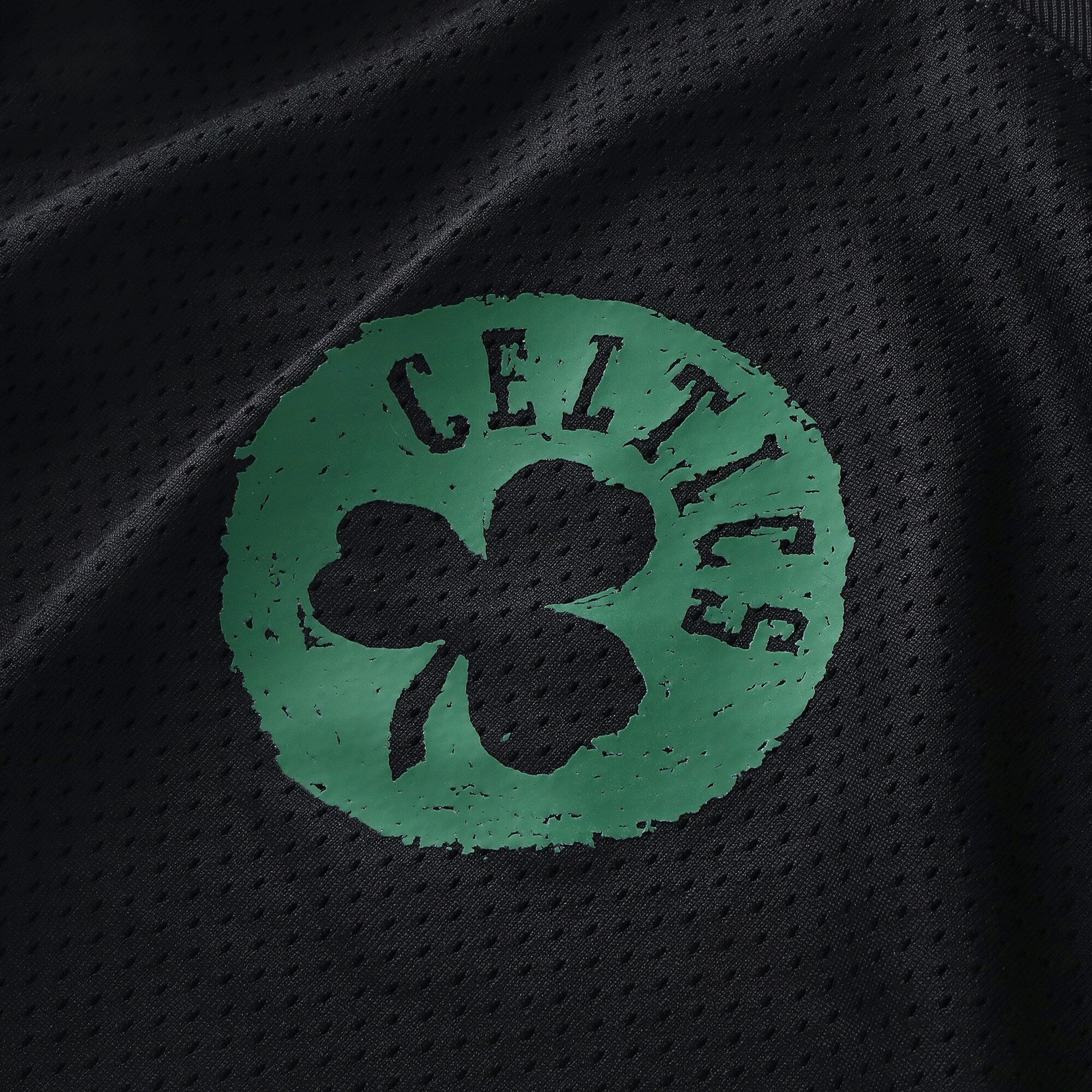 Boston Celtics Nike Courtside Football Jersey - Black - Men's NBA Team Jersey Basketball Fan Apparel