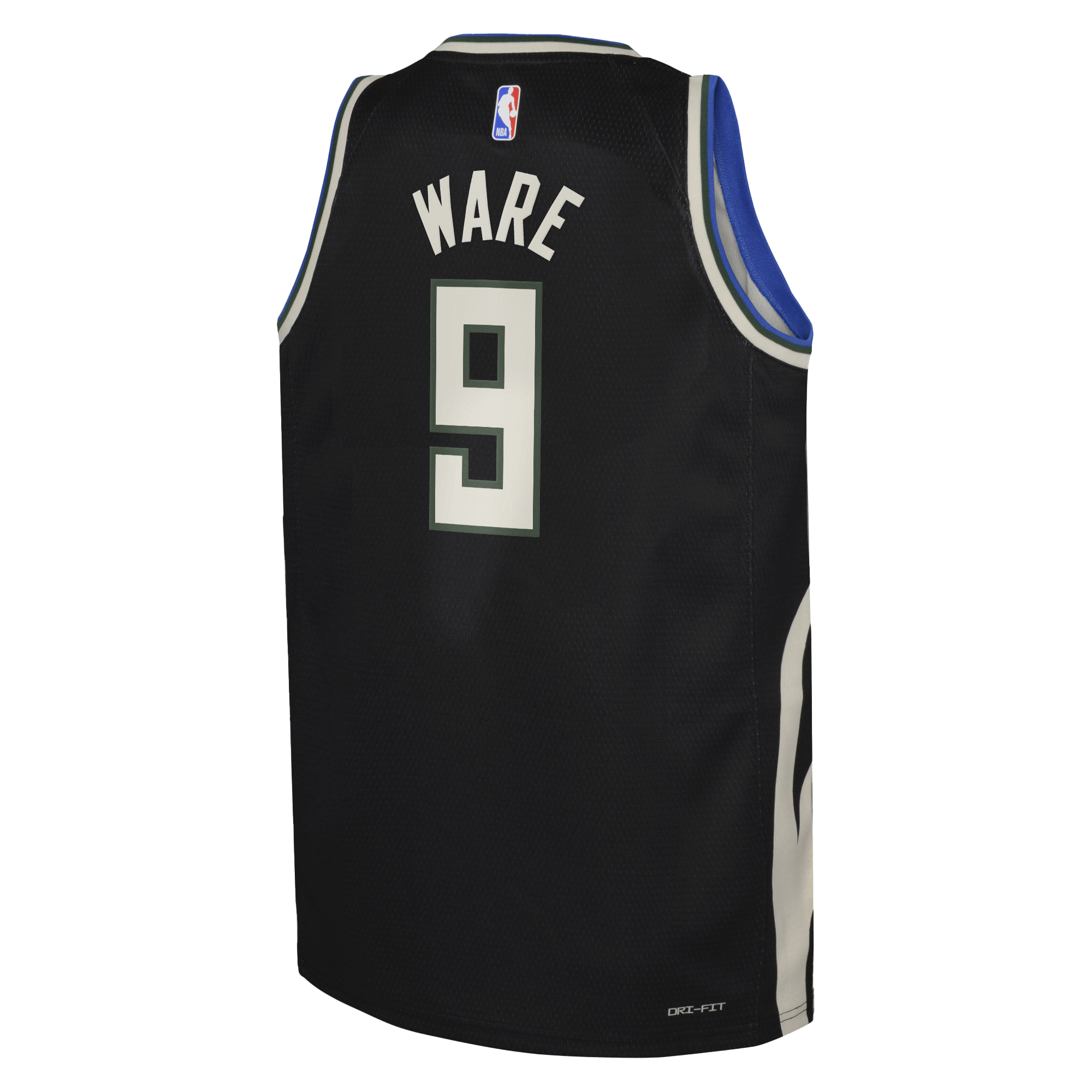 Milwaukee Bucks Jordan Brand Statement Edition Swingman Jersey - Hunter Green - Kel'el Ware - Youth NBA Team Jersey Basketball Fan Apparel
