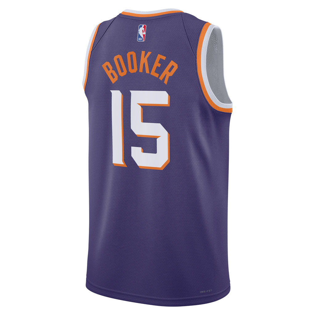 Phoenix Suns Nike Icon Edition Swingman Jersey - Purple - Devin Booker - Unisex NBA Team Jersey Basketball Fan Apparel