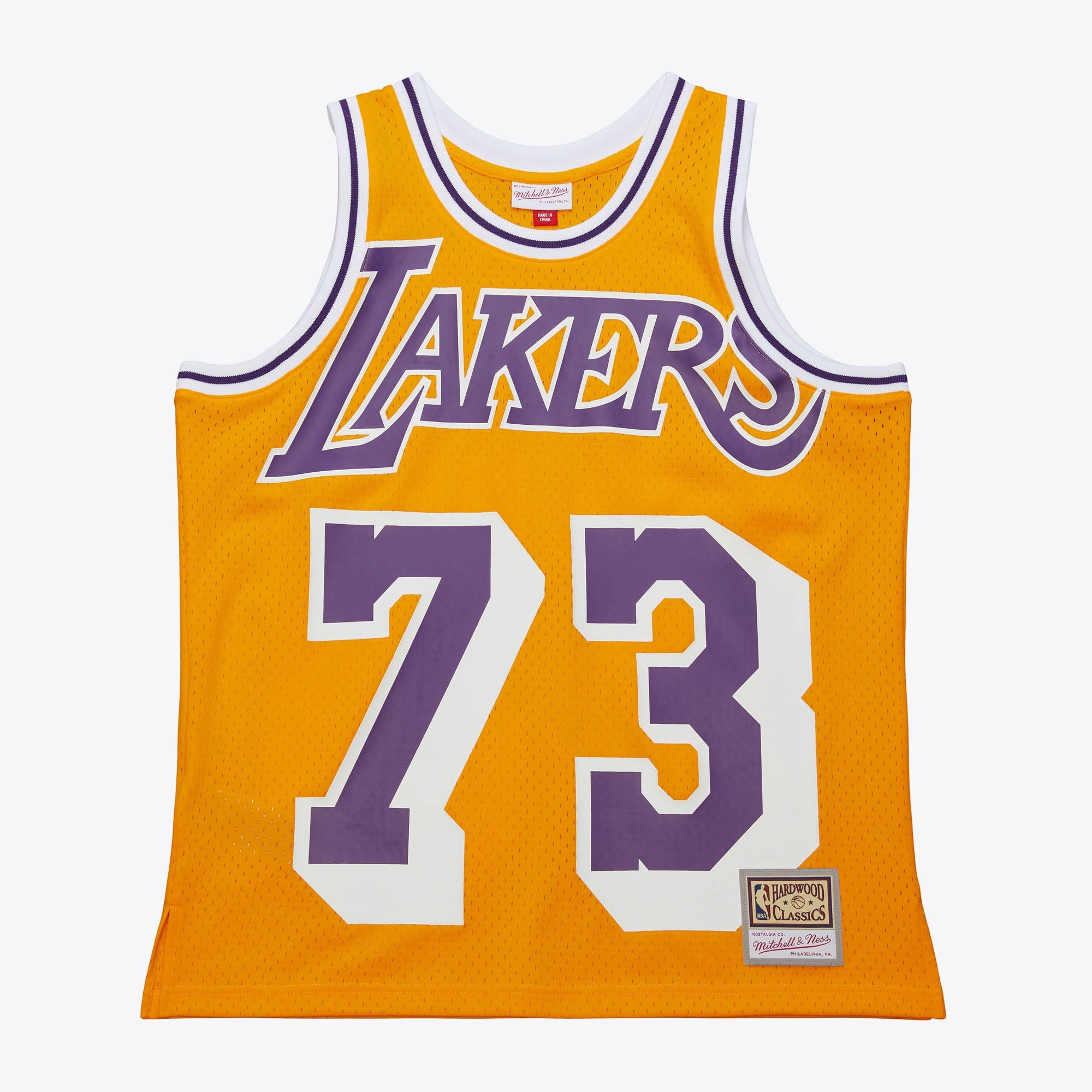 Los Angeles Lakers Mitchell & Ness Maxxed Out Jersey 1998 Dennis Rodman NBA Team Jersey Basketball Fan Apparel