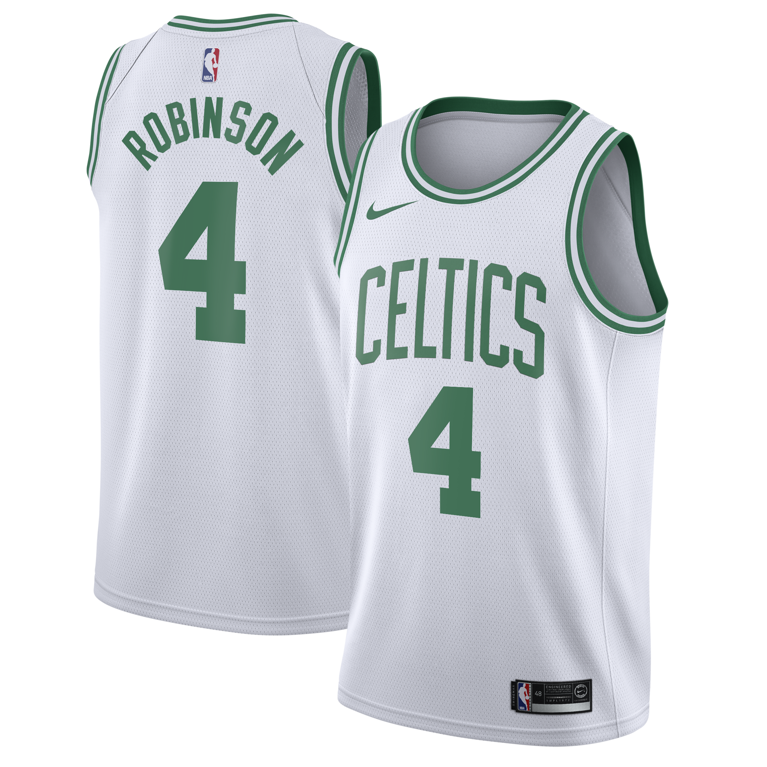 Boston Celtics Association Edition Swingman Jersey - White - Mitchell Robinson - Youth NBA Team Jersey Basketball Fan Apparel
