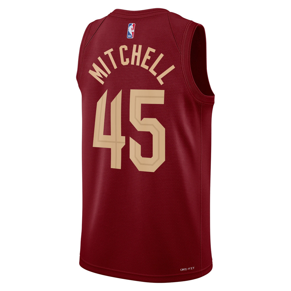 Cleveland Cavaliers Nike Icon Edition Swingman Jersey - Maroon - Donovan Mitchell - Unisex NBA Team Jersey Basketball Fan Apparel