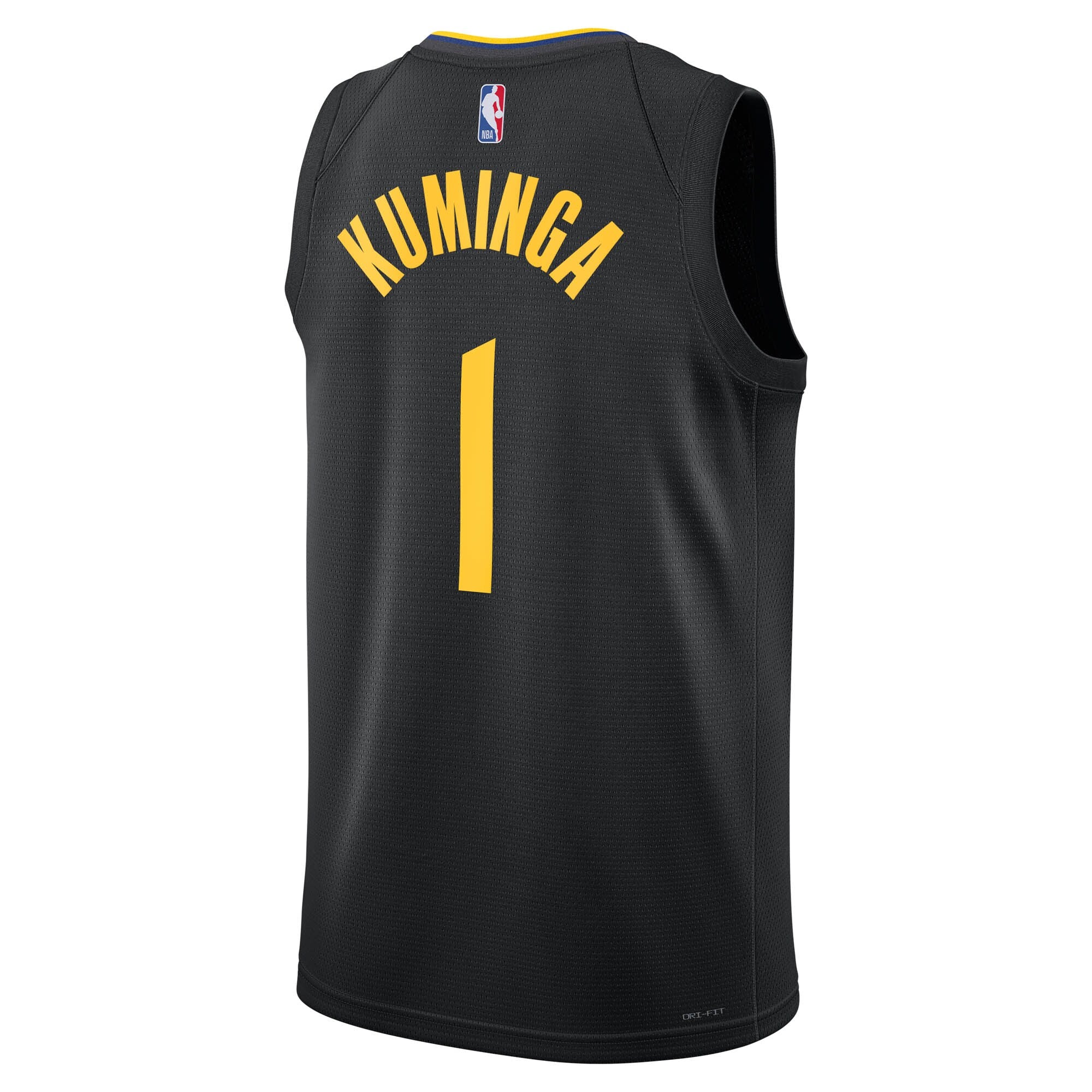 Golden State Warriors Jordan Brand 2024/25 Statement Edition Swingman Jersey - Black - Jonathan Kuminga - Unisex NBA Team Jersey Basketball Fan Appare