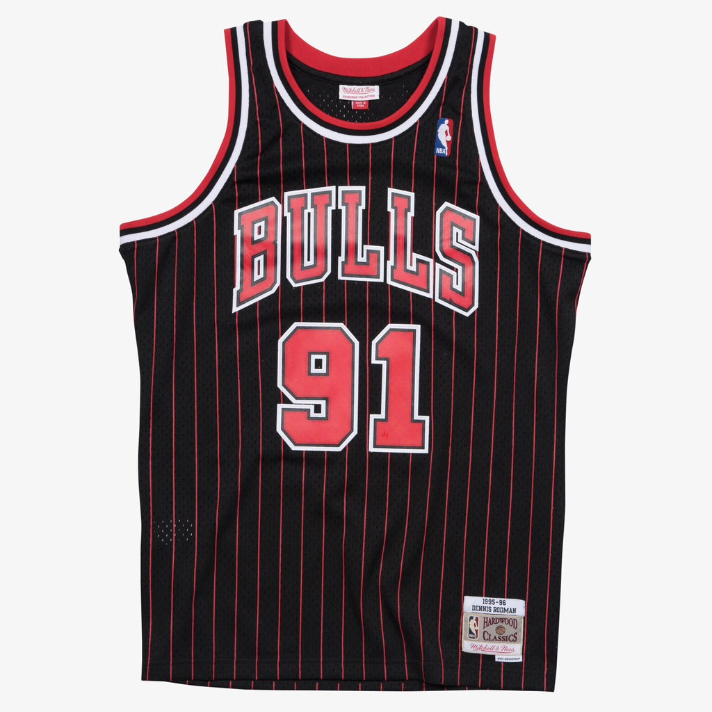 Chicago Bulls Mitchell & Ness Swingman Jersey Alternate Dennis Rodman 1995-96 NBA Team Jersey Basketball Fan Apparel
