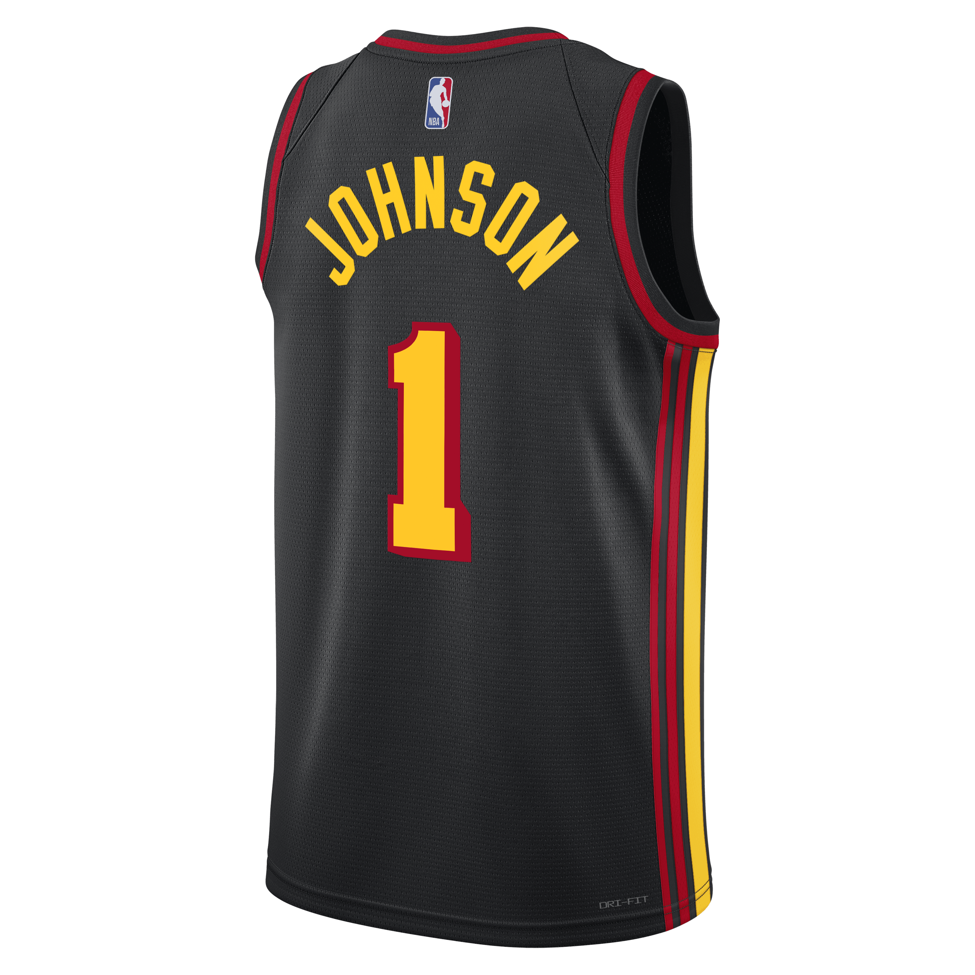 Atlanta Hawks Jordan Brand Statement Edition Swingman Jersey - Black - Jalen Johnson - Unisex NBA Team Jersey Basketball Fan Apparel