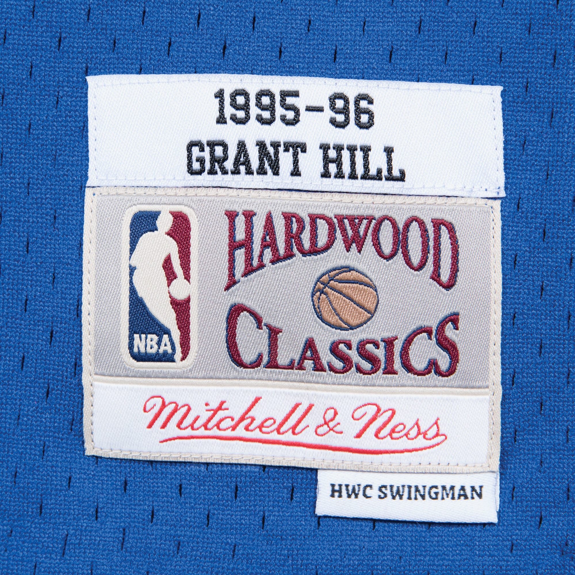 Detroit Pistons Mitchell & Ness Swingman Jersey Road Grant Hill 1995-96 NBA Team Jersey Basketball Fan Apparel