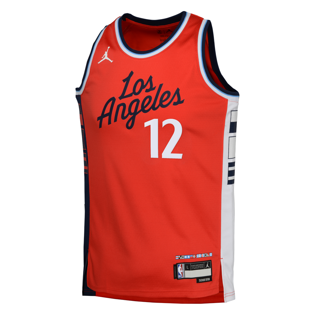 LA Clippers Jordan Brand Statement Edition Swingman Jersey - Red - Nick Martinelli - Youth NBA Team Jersey Basketball Fan Apparel