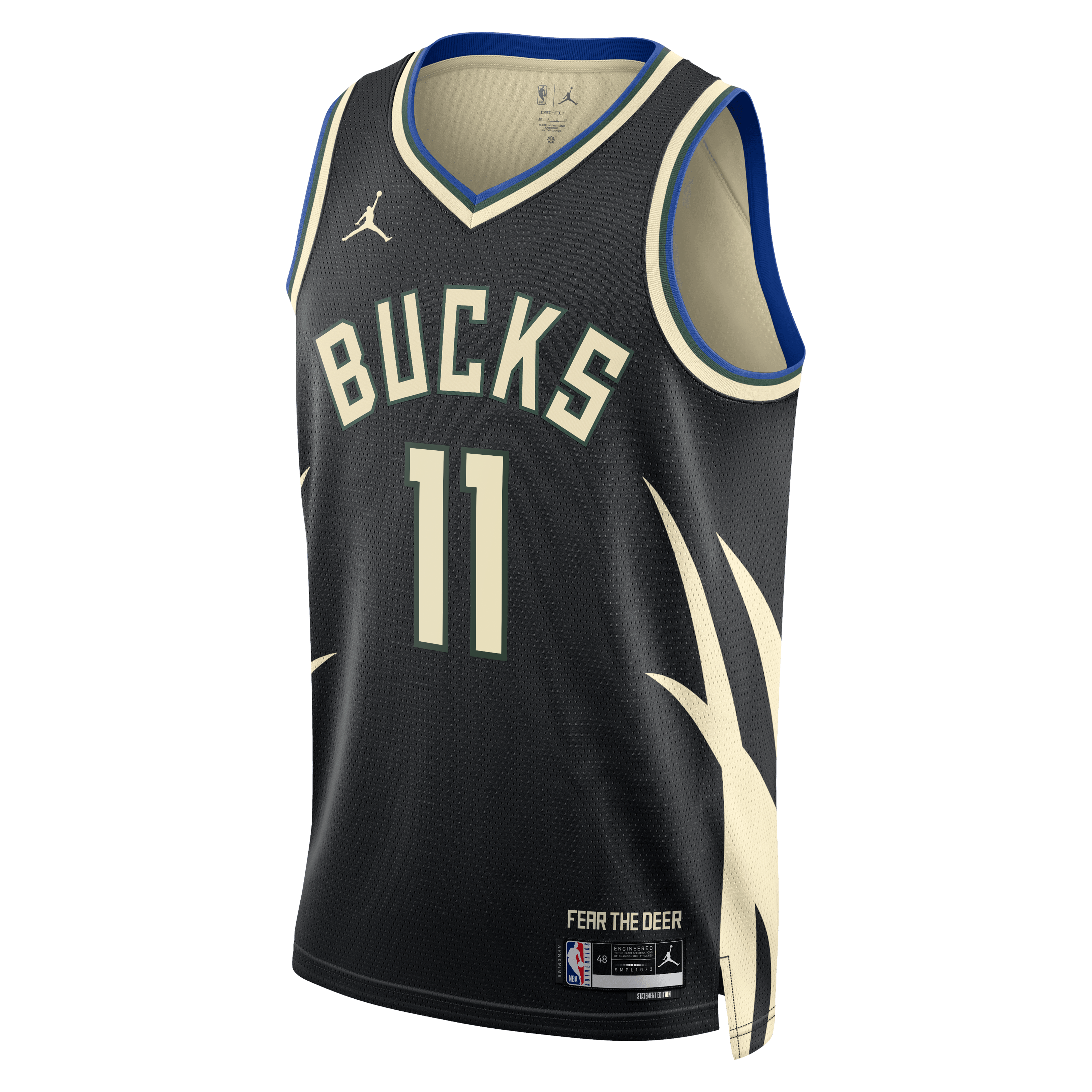 Milwaukee Bucks Jordan Brand Statement Edition Swingman Jersey - Hunter Green - Tyler Herro - Unisex NBA Team Jersey Basketball Fan Apparel