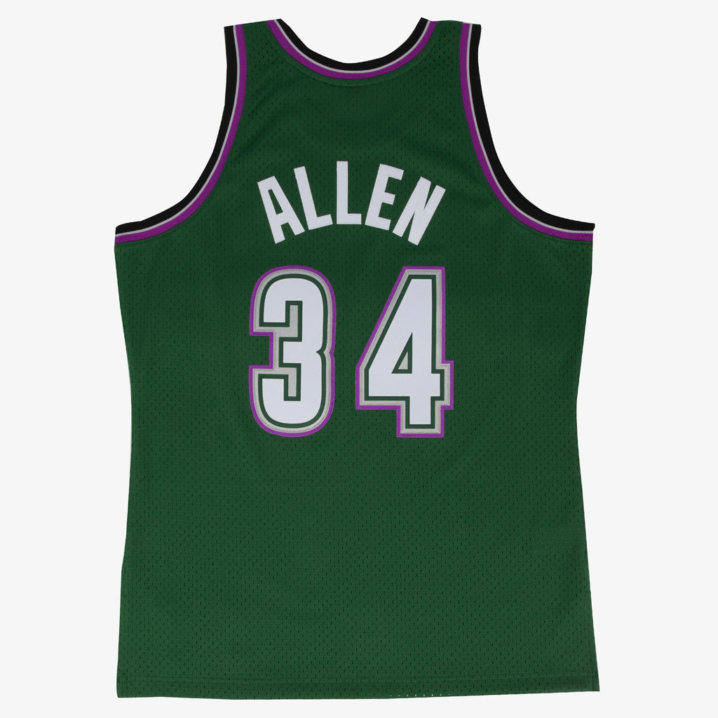 Milwaukee Bucks Mitchell & Ness Swingman Jersey Alternate Ray Allen 1996-97 NBA Team Jersey Basketball Fan Apparel