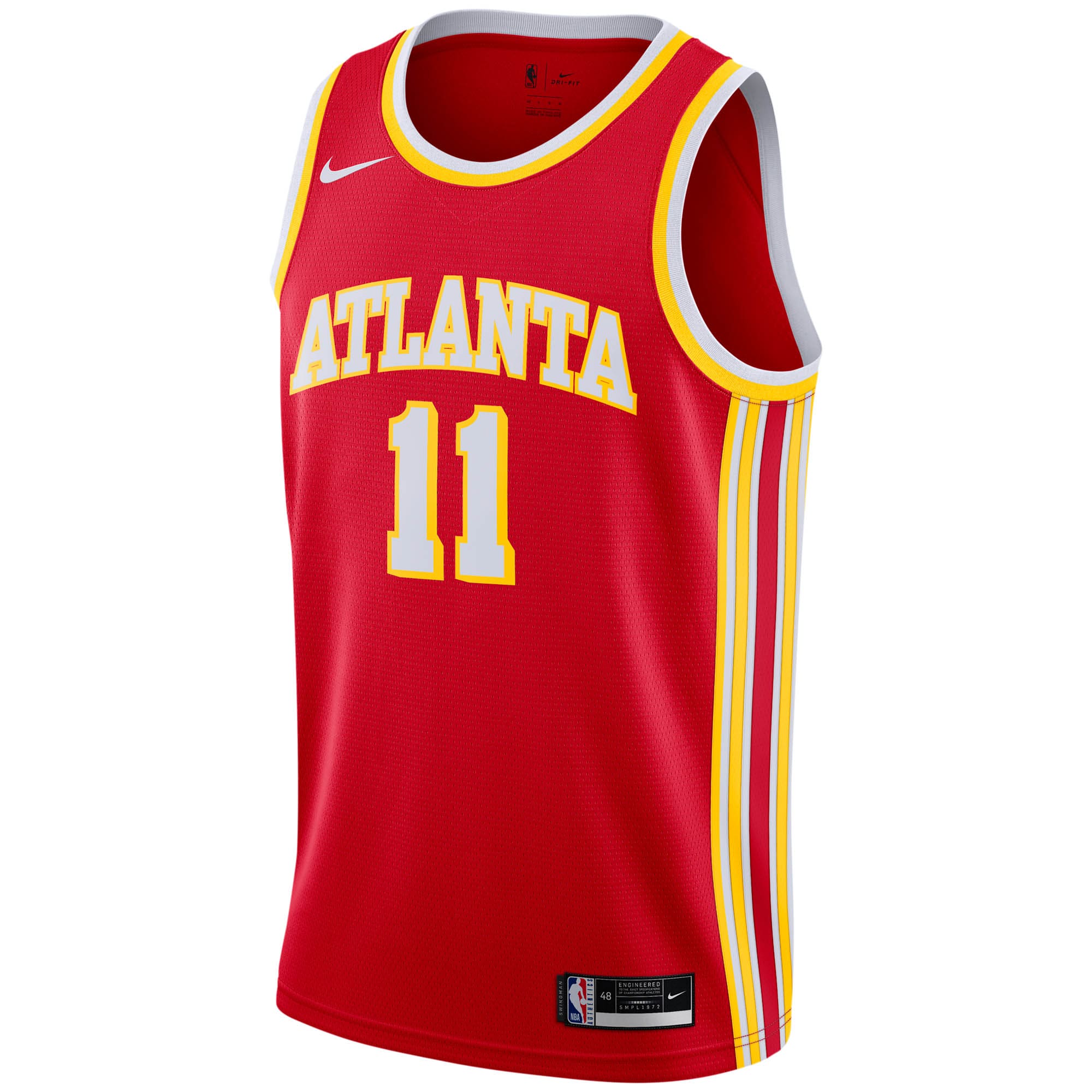 Atlanta Hawks Nike Icon Swingman Jersey - Trae Young - Men's NBA Team Jersey Basketball Fan Apparel