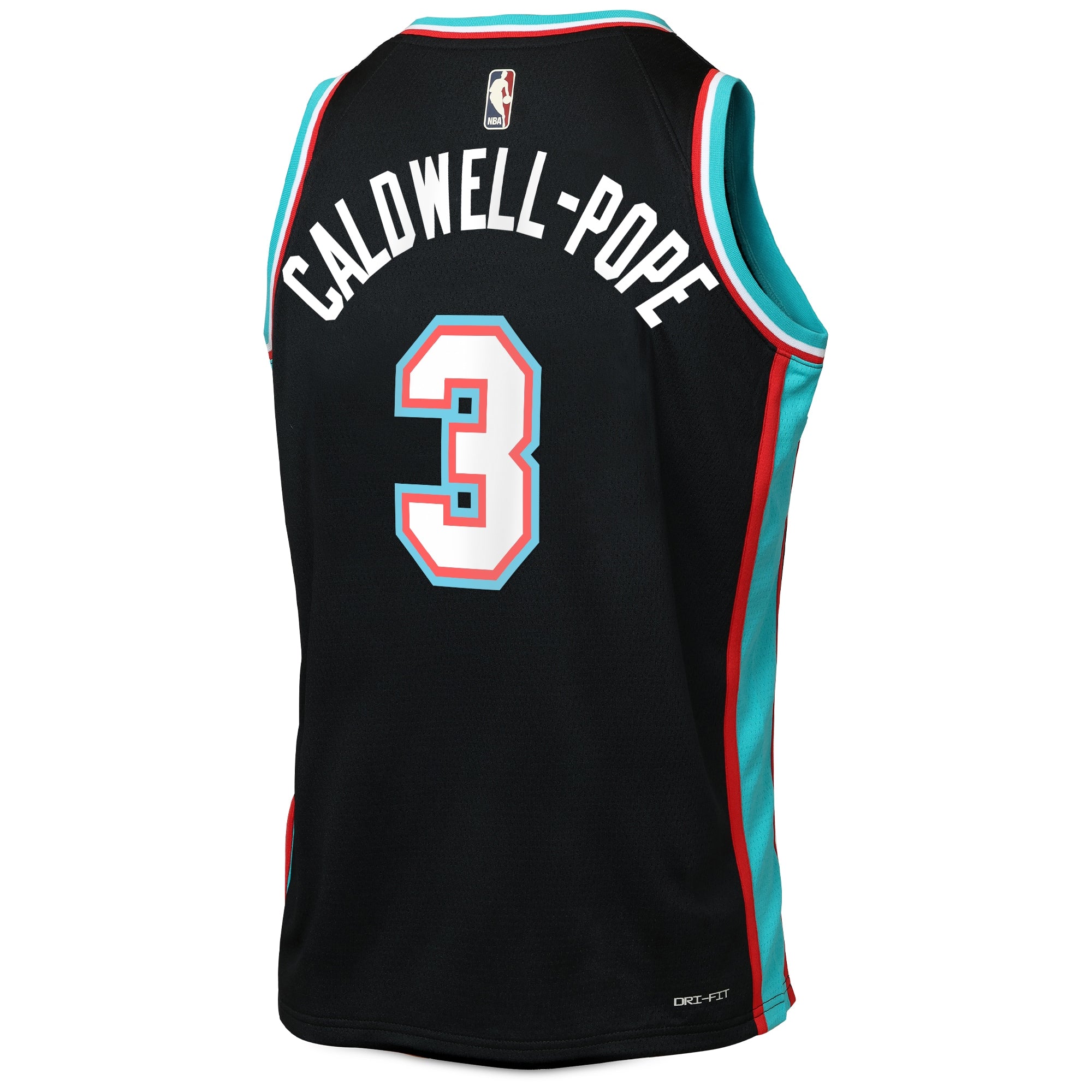 Memphis Grizzlies Nike Classic Edition Jersey - Black - Kentavious Caldwell-Pope - Youth NBA Team Jersey Basketball Fan Apparel