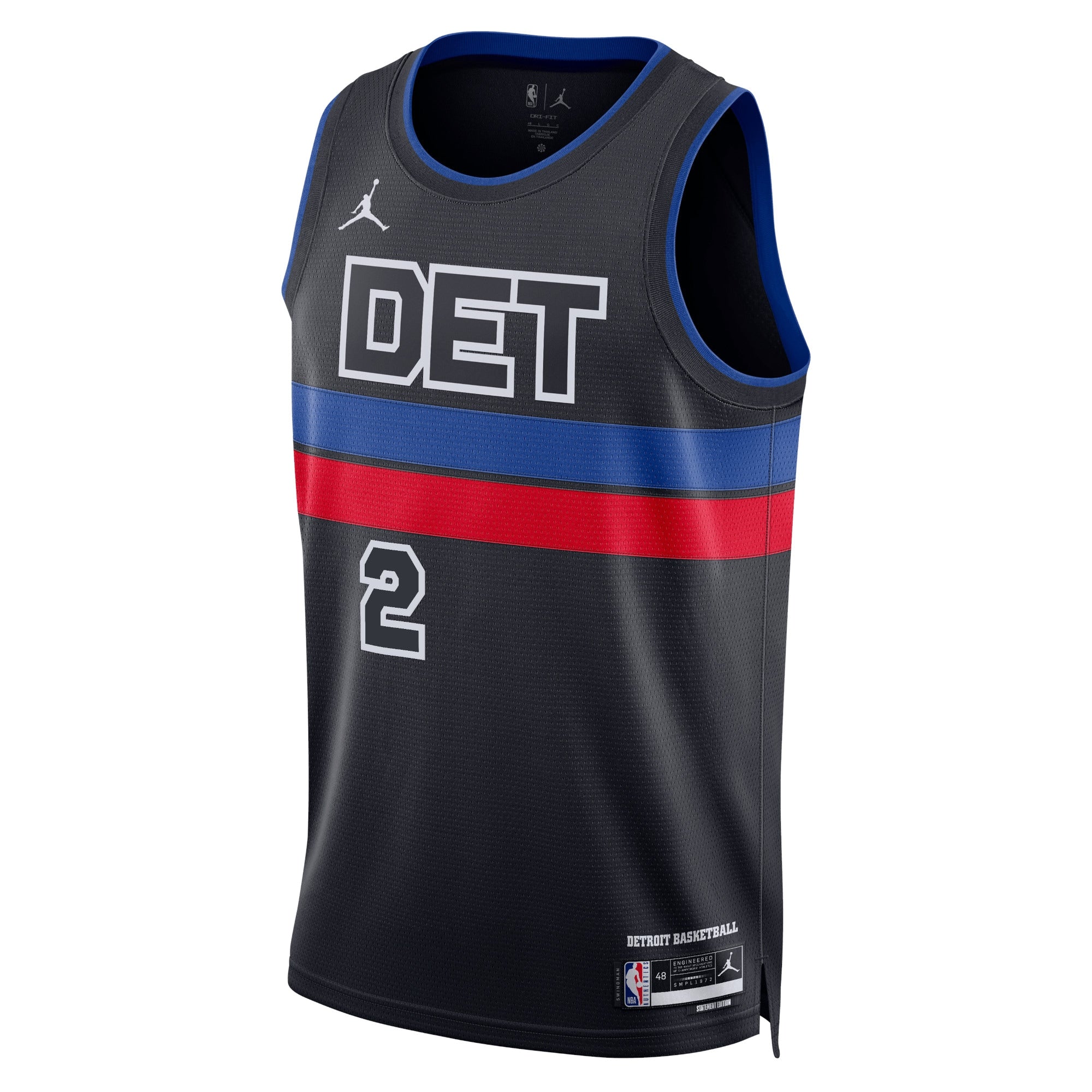 Detroit Pistons Jordan Statement Edition Swingman Jersey - Blue - Cade Cunningham - Unisex NBA Team Jersey Basketball Fan Apparel