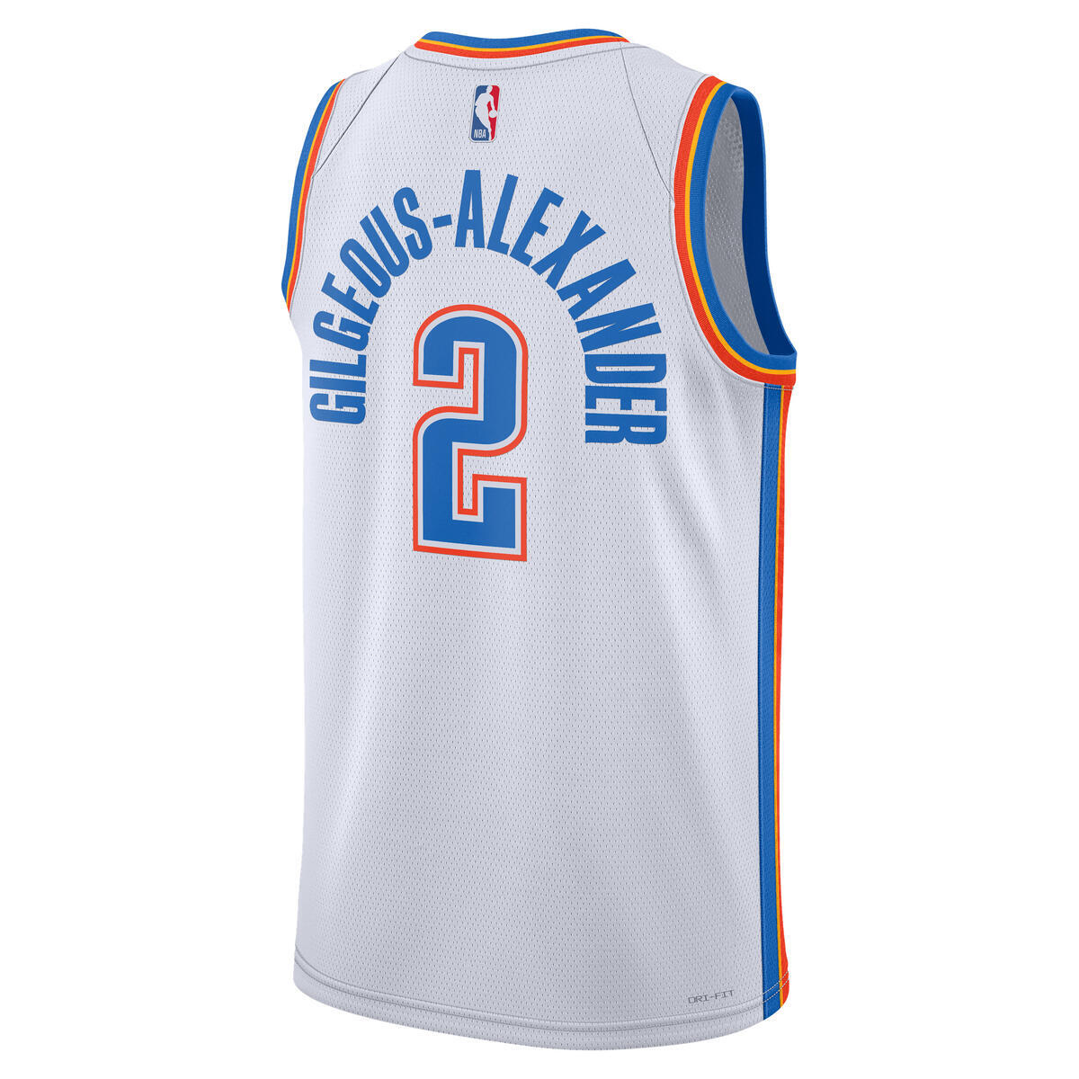 Oklahoma City Thunder Nike Association Swingman Jersey - Gilgeous-Alexander - Unisex NBA Team Jersey Basketball Fan Apparel