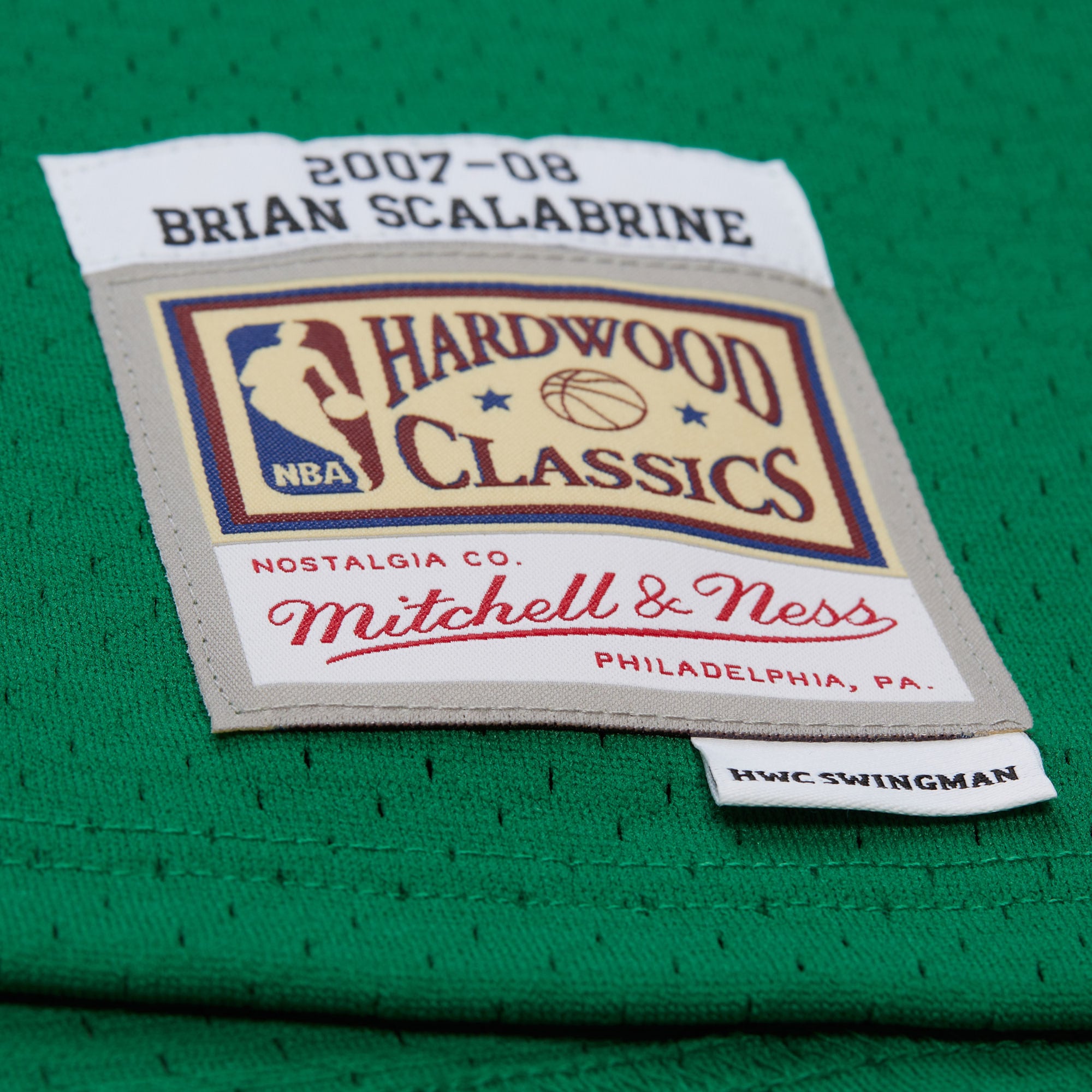 Boston Celtics Mitchell & Ness Swingman Jersey - Brian Scalabrine - Men's NBA Team Jersey Basketball Fan Apparel